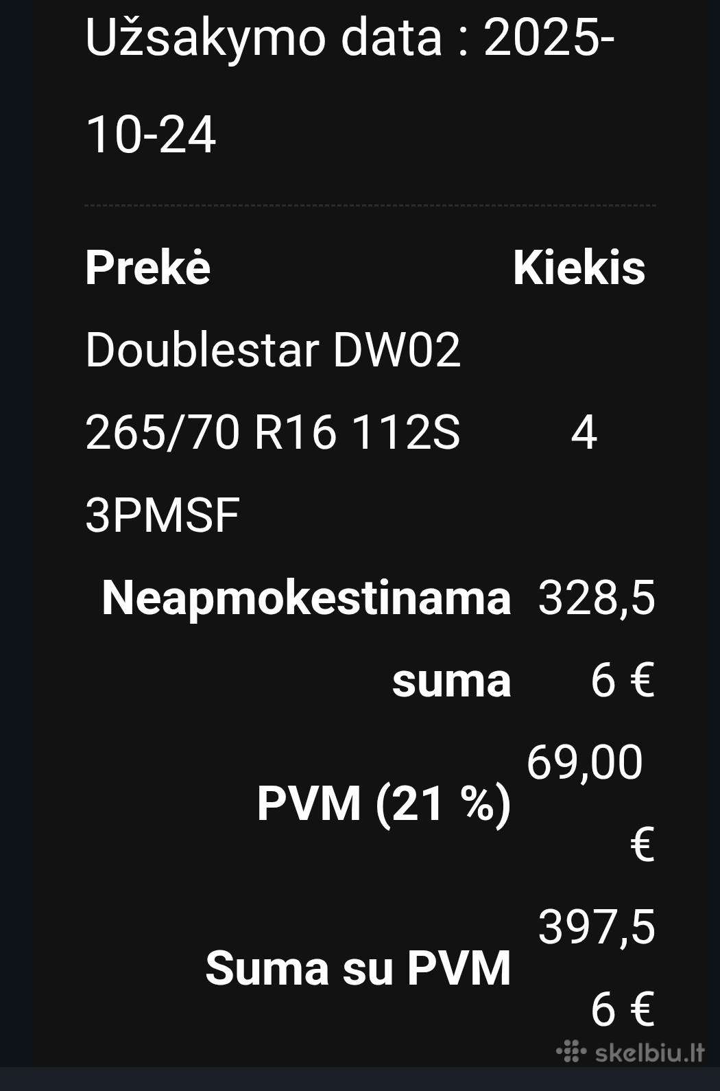 Doublestar, žieminės 265/70 R16