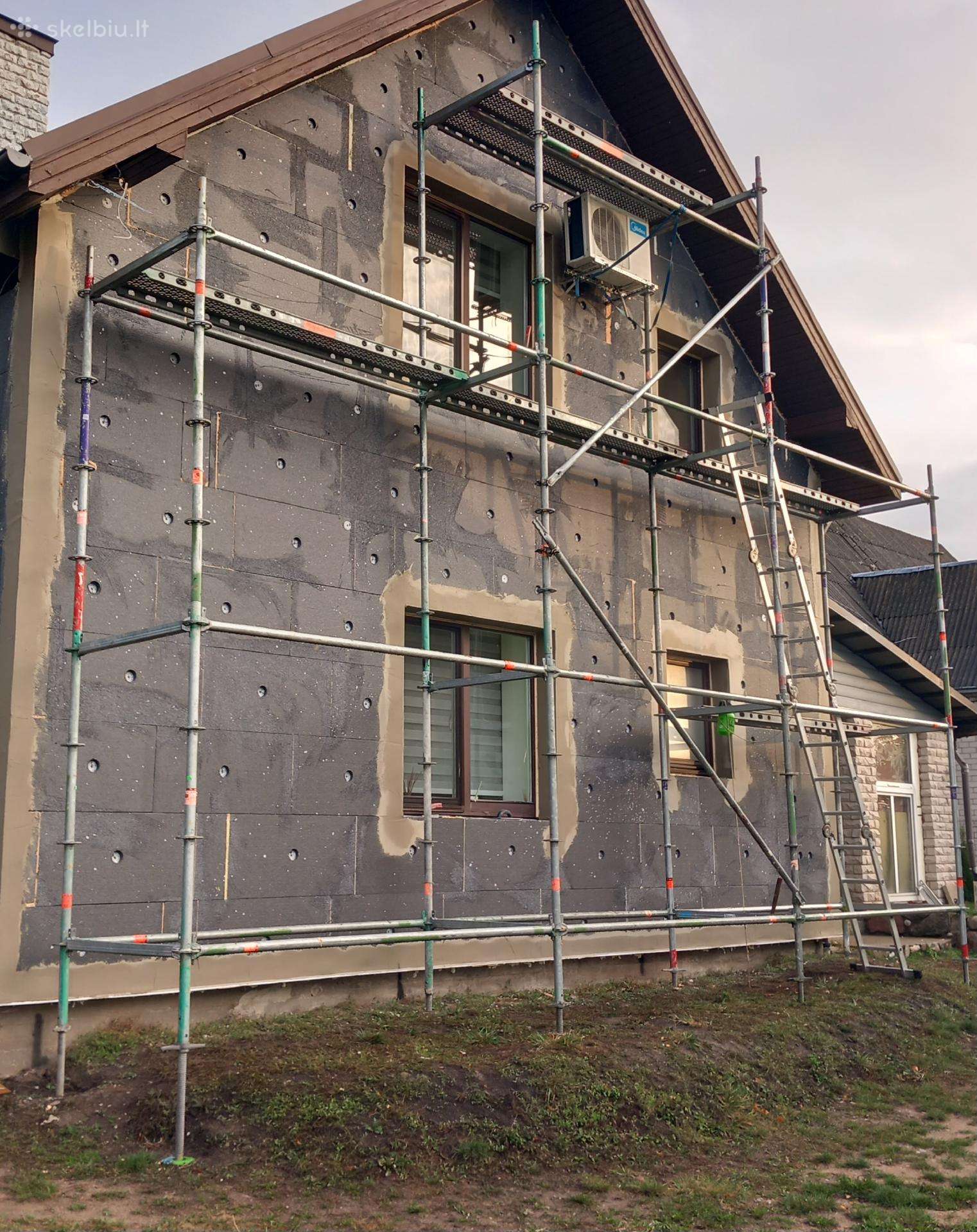 Layer pastoliai moduliniai pleištiniai pastoliai .