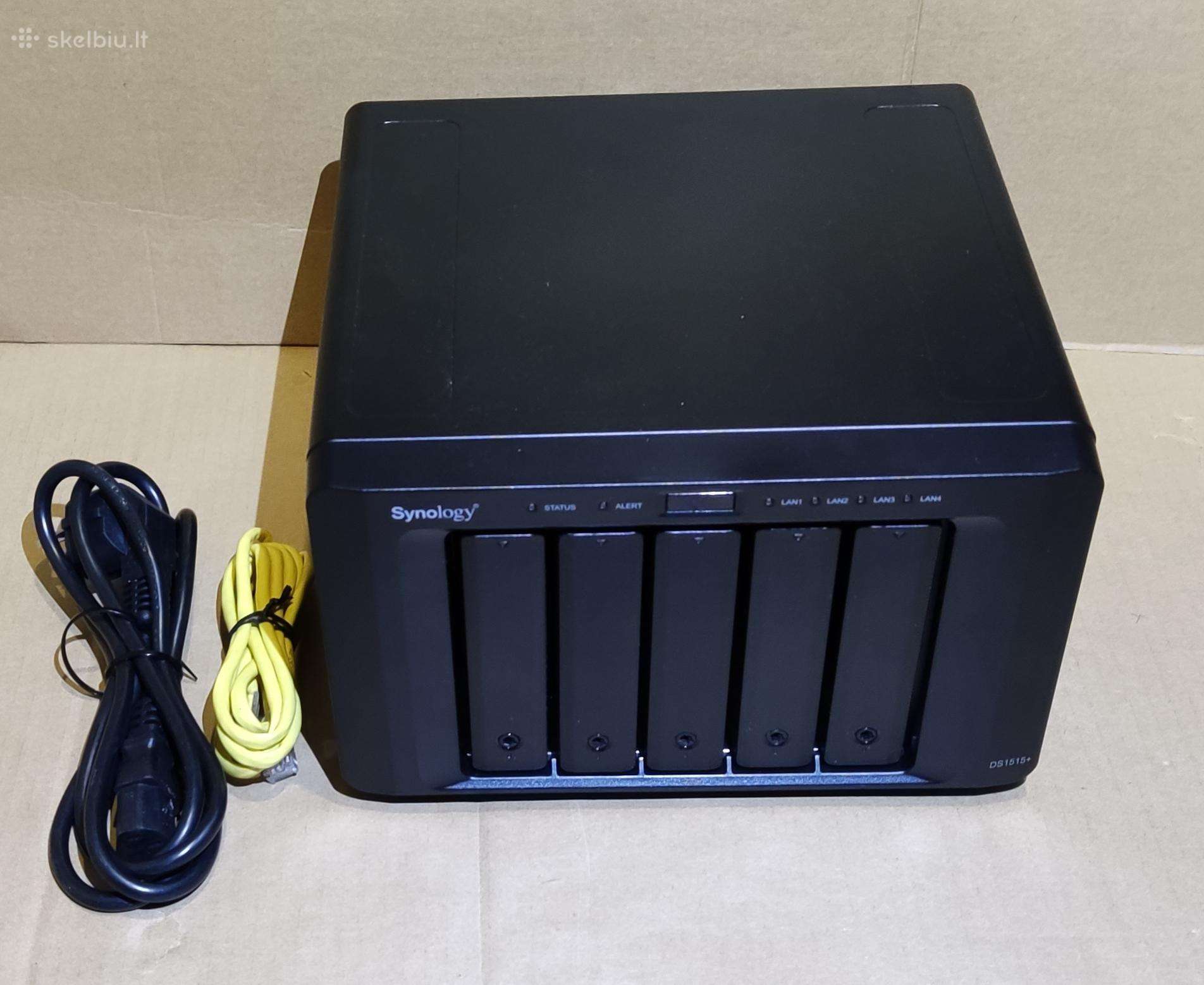 Synology Ds1515+ 16gb RAM, 5 diskų, Quad - Dsm 7.4