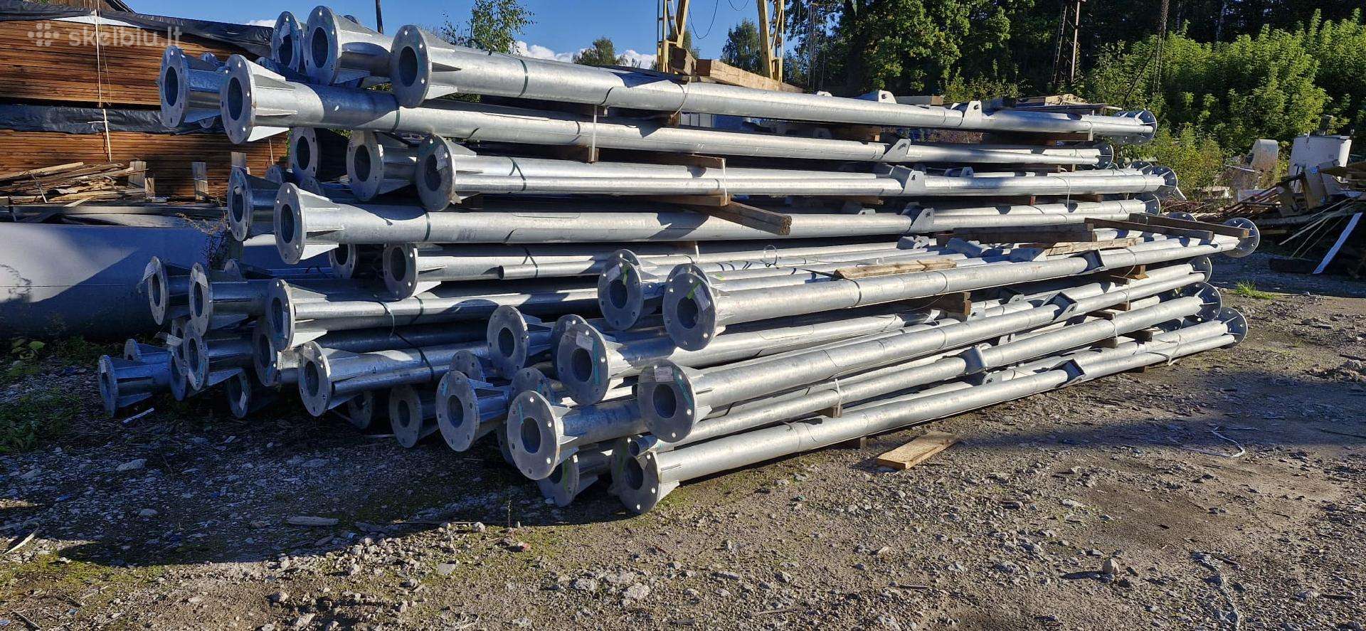Cinkuotos metalinės atramos