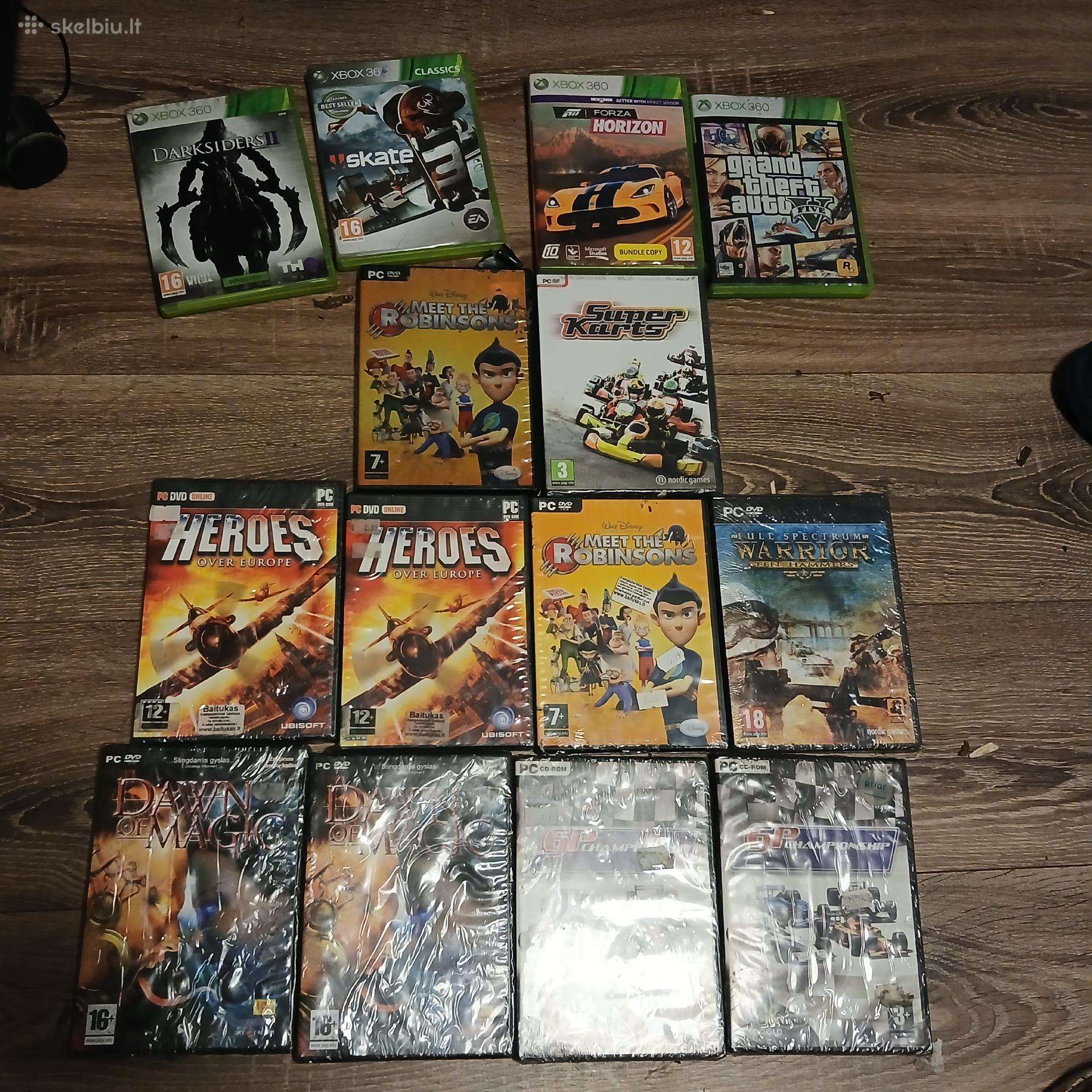 Xbox 360 Ir Pc žaidimai