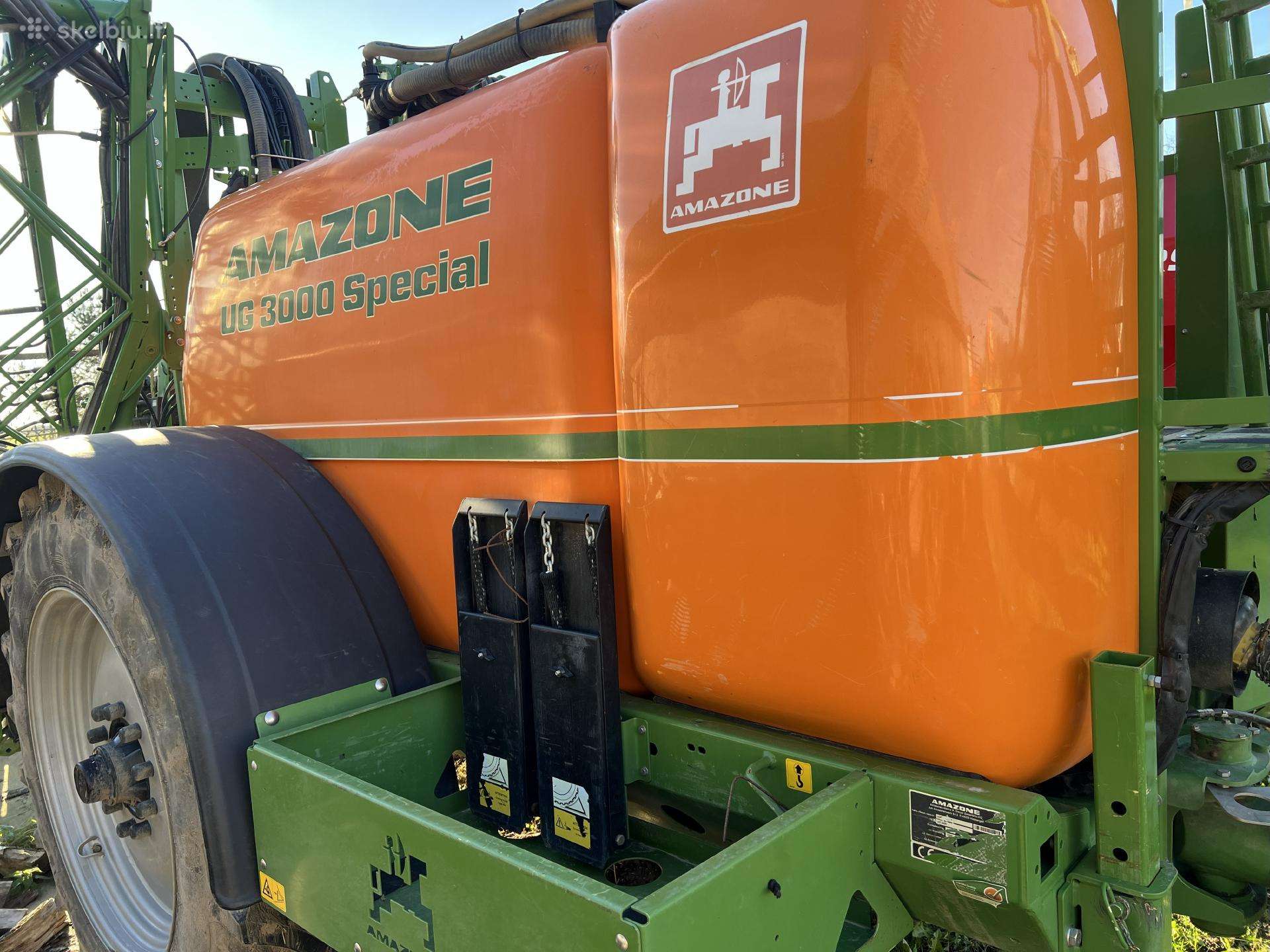 Amazone UG3000, purkštuvai