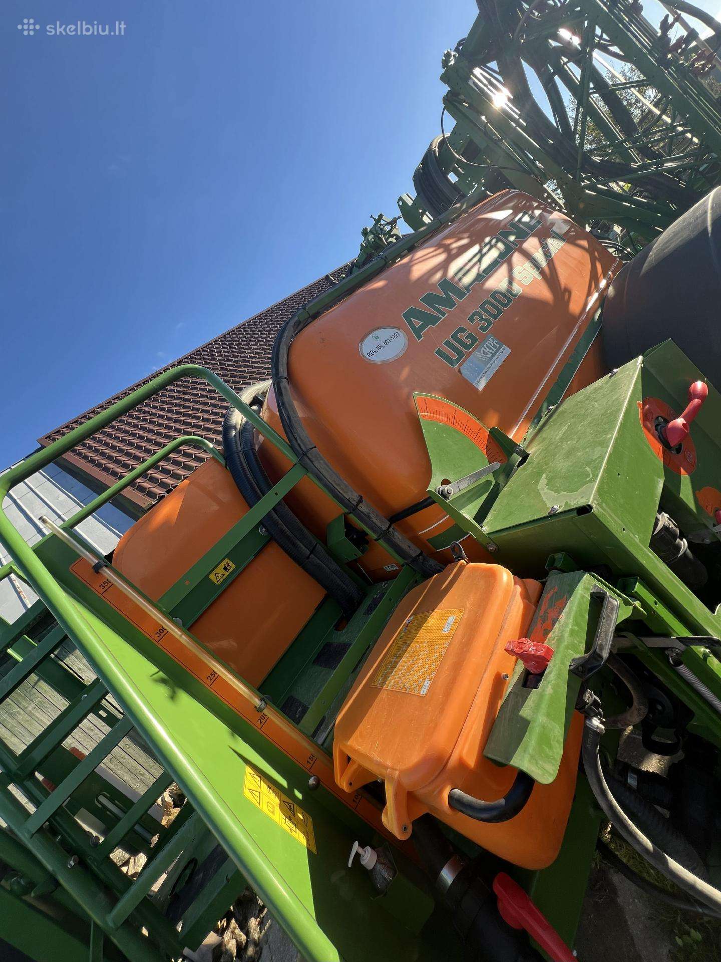 Amazone UG3000, purkštuvai