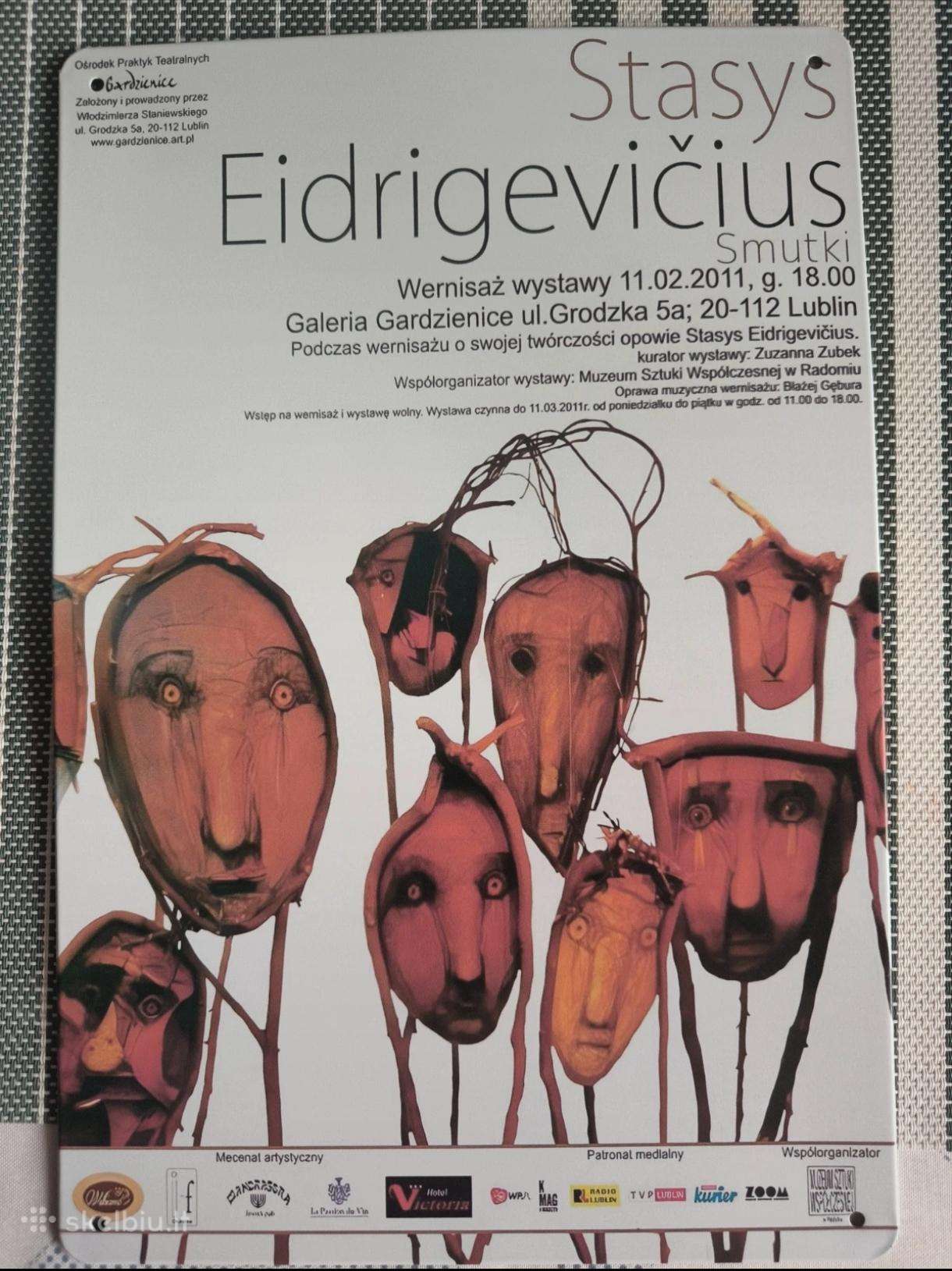 Stasys Eidrigevicius Lublin exhibition posksliukas
