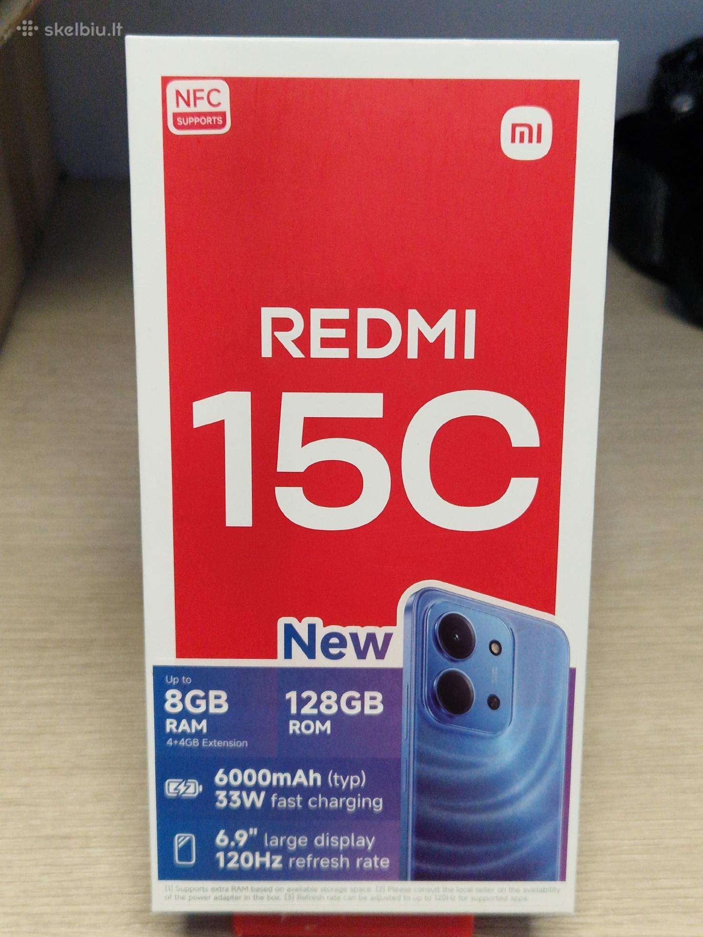 Telefonas Redmi 15c 128gb