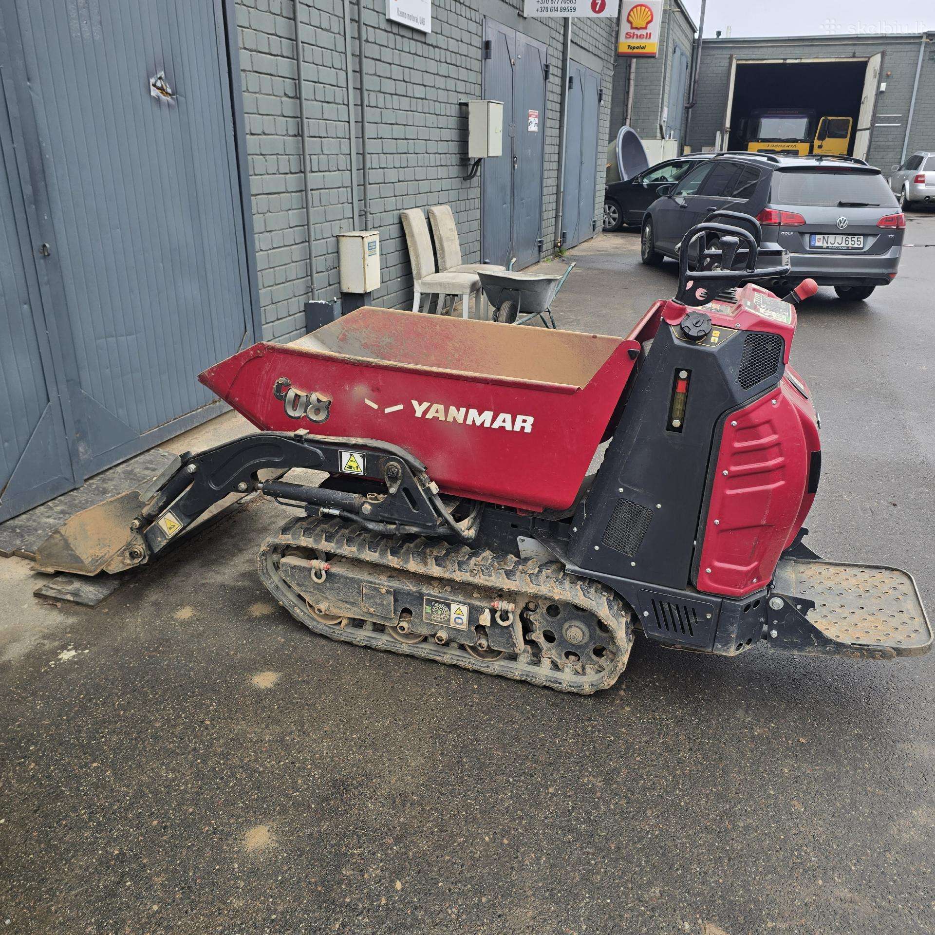 Vikšrinis transporteris „dumperis“ Yanmar C08