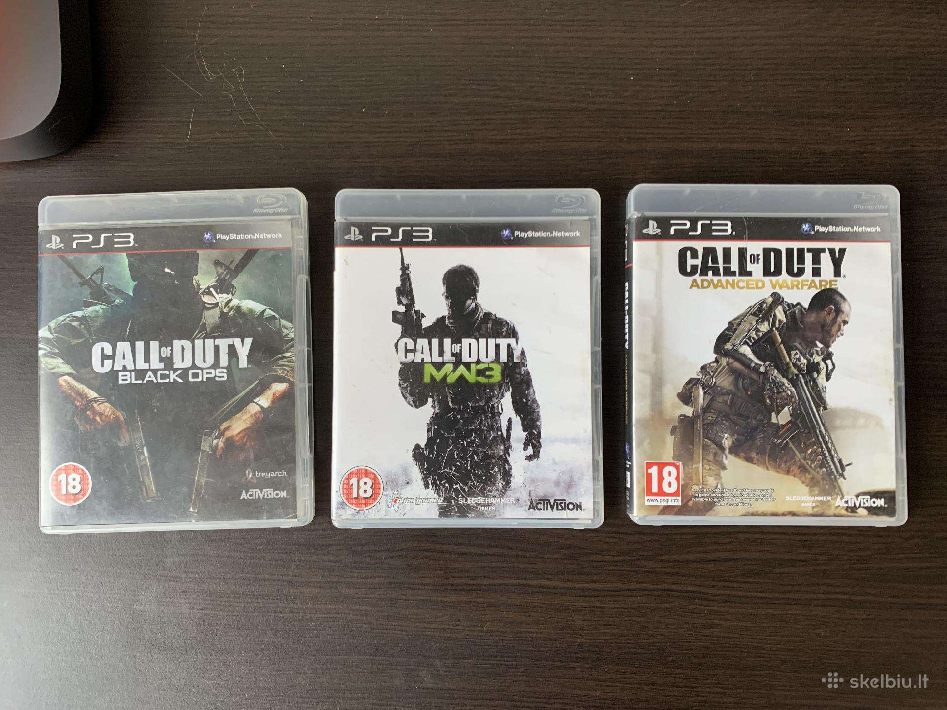 Call of duty PS3 žaidimai