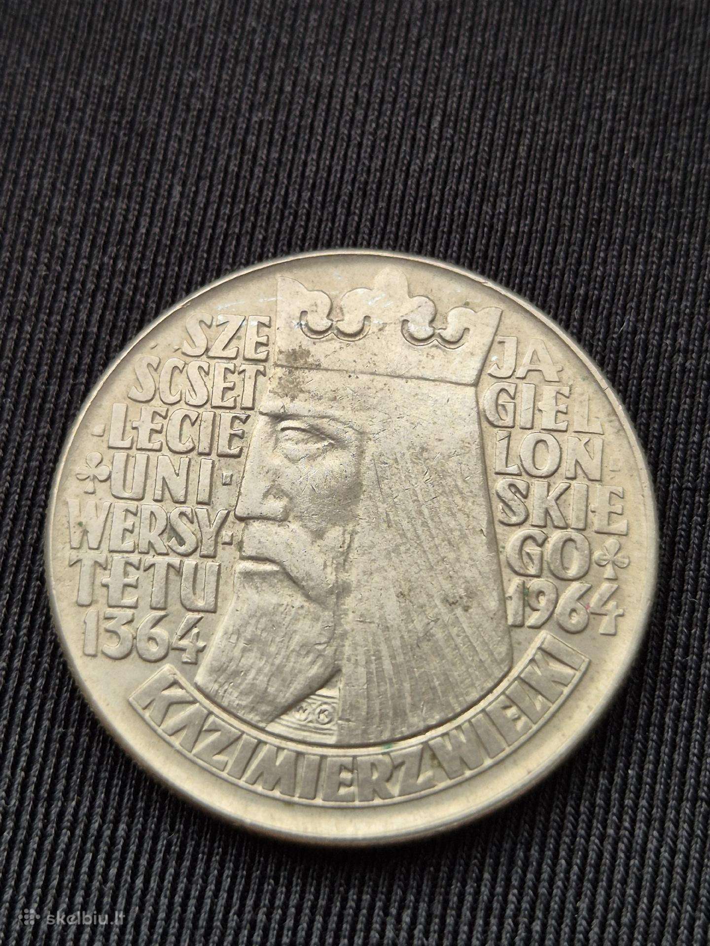 10 zlotų 1964 Kazimierz Wielki