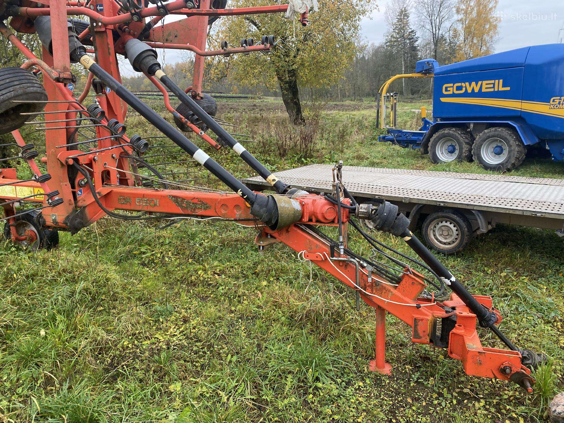 Kuhn GA 6501, grėbliai