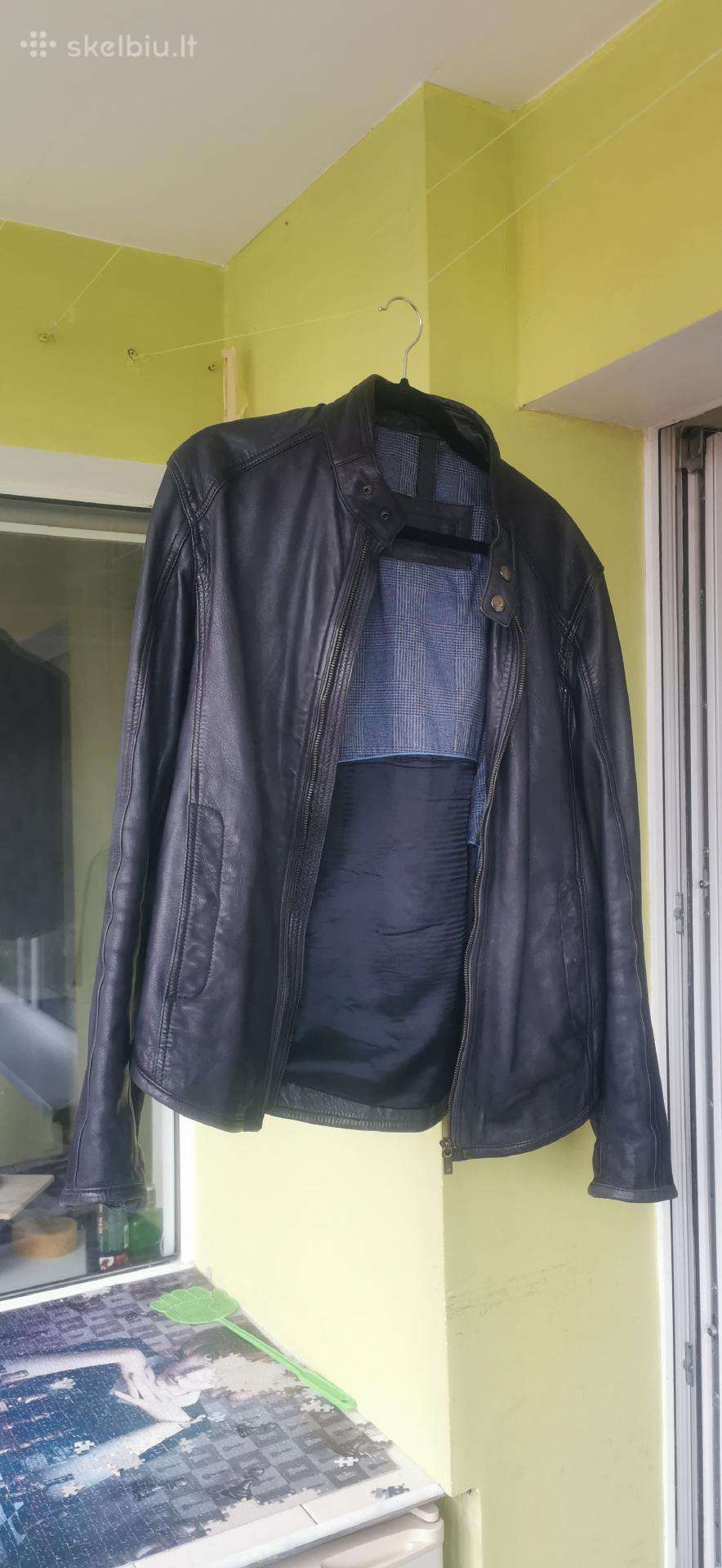 Massimo Dutti natūralios odos striukė (M dydis)