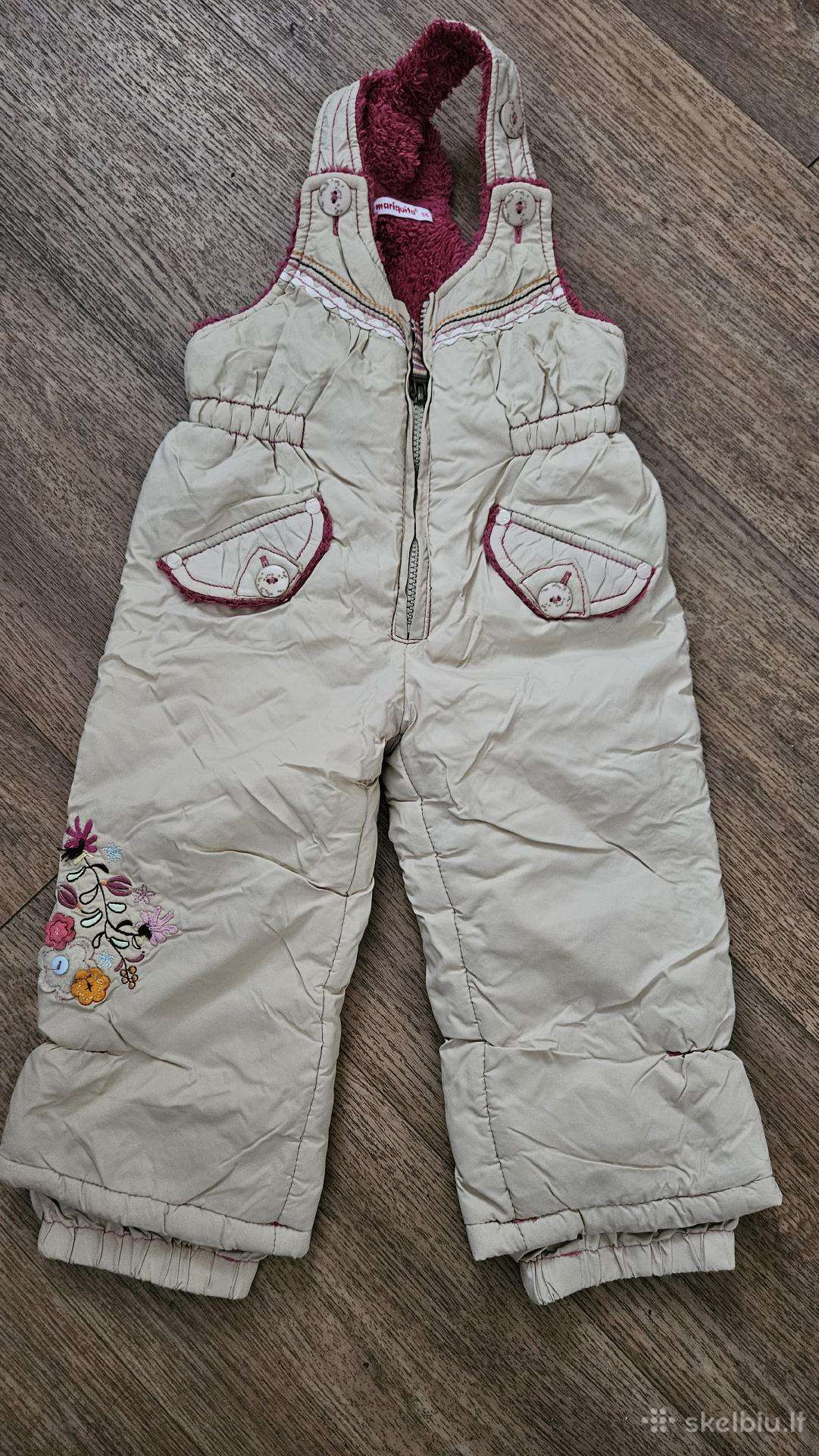 Vaikiškos pašiltintos kelnės.