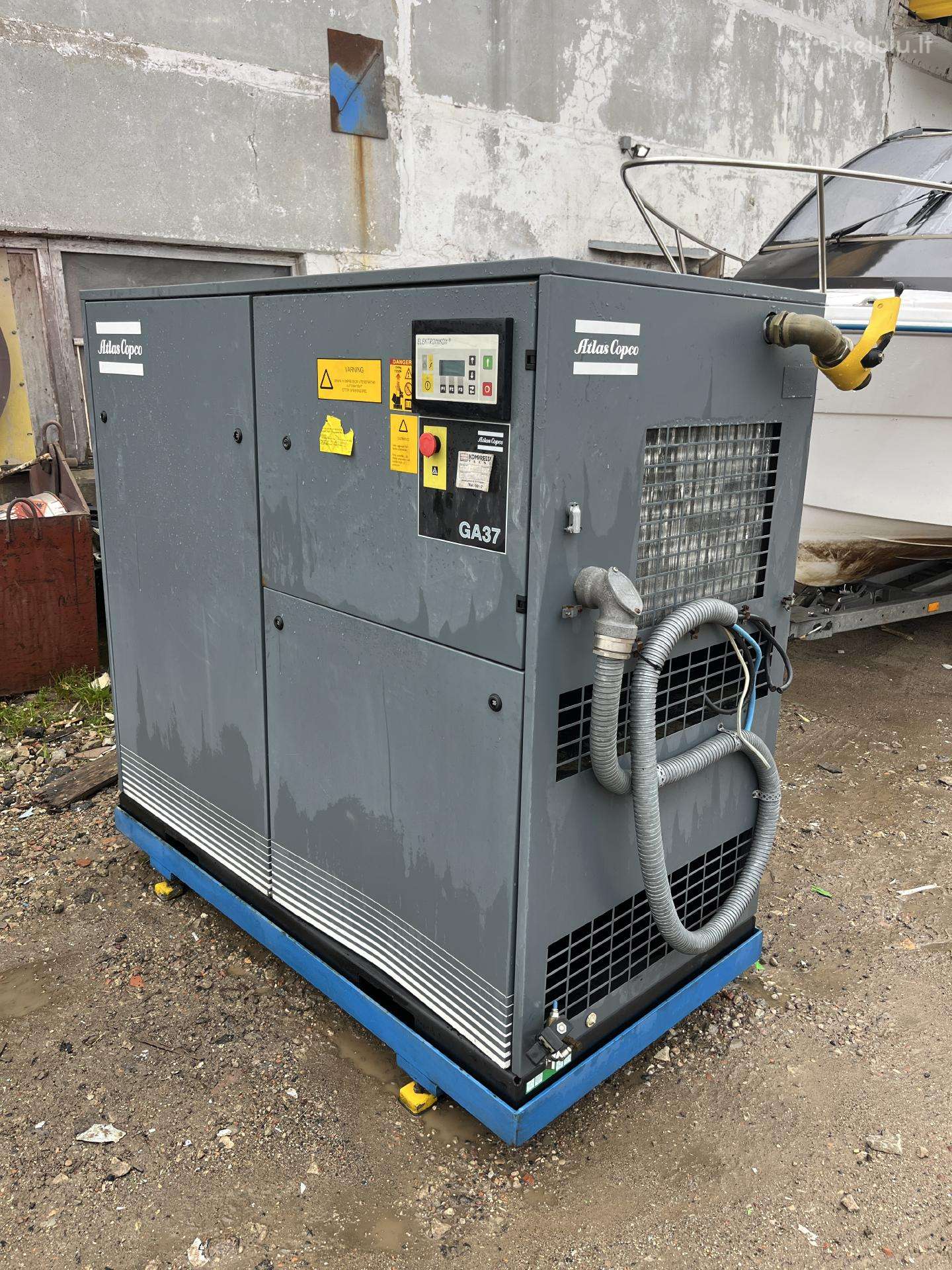 Atlas copco 37kw sraigtinis kompresorius
