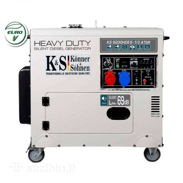 Dyzelinis generatorius Ks 9200hdes-1/3 Atsr Silent