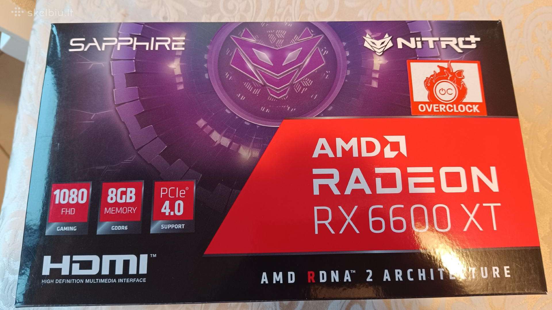 Amd Radeon Rx 6600 XT Sapphire Nitro+ Gaming Oc