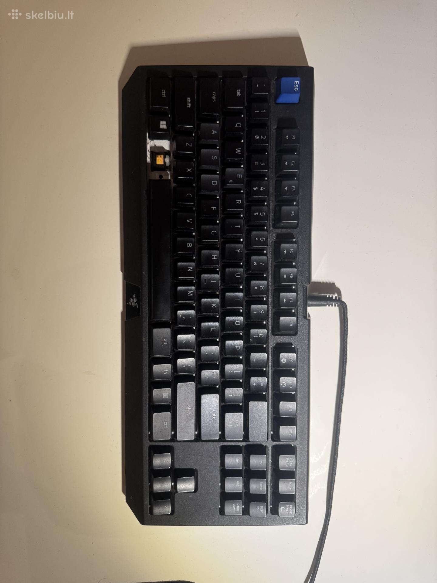 Razer mechaninė žaidimų klaviatūra