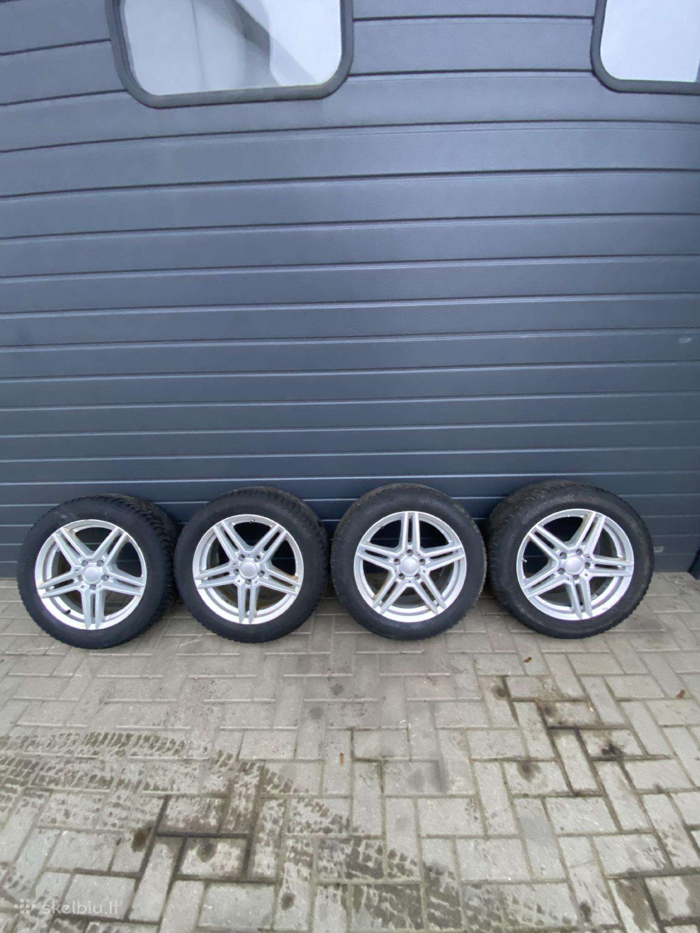 R17 5x112 mercedes 225/55 žiemines