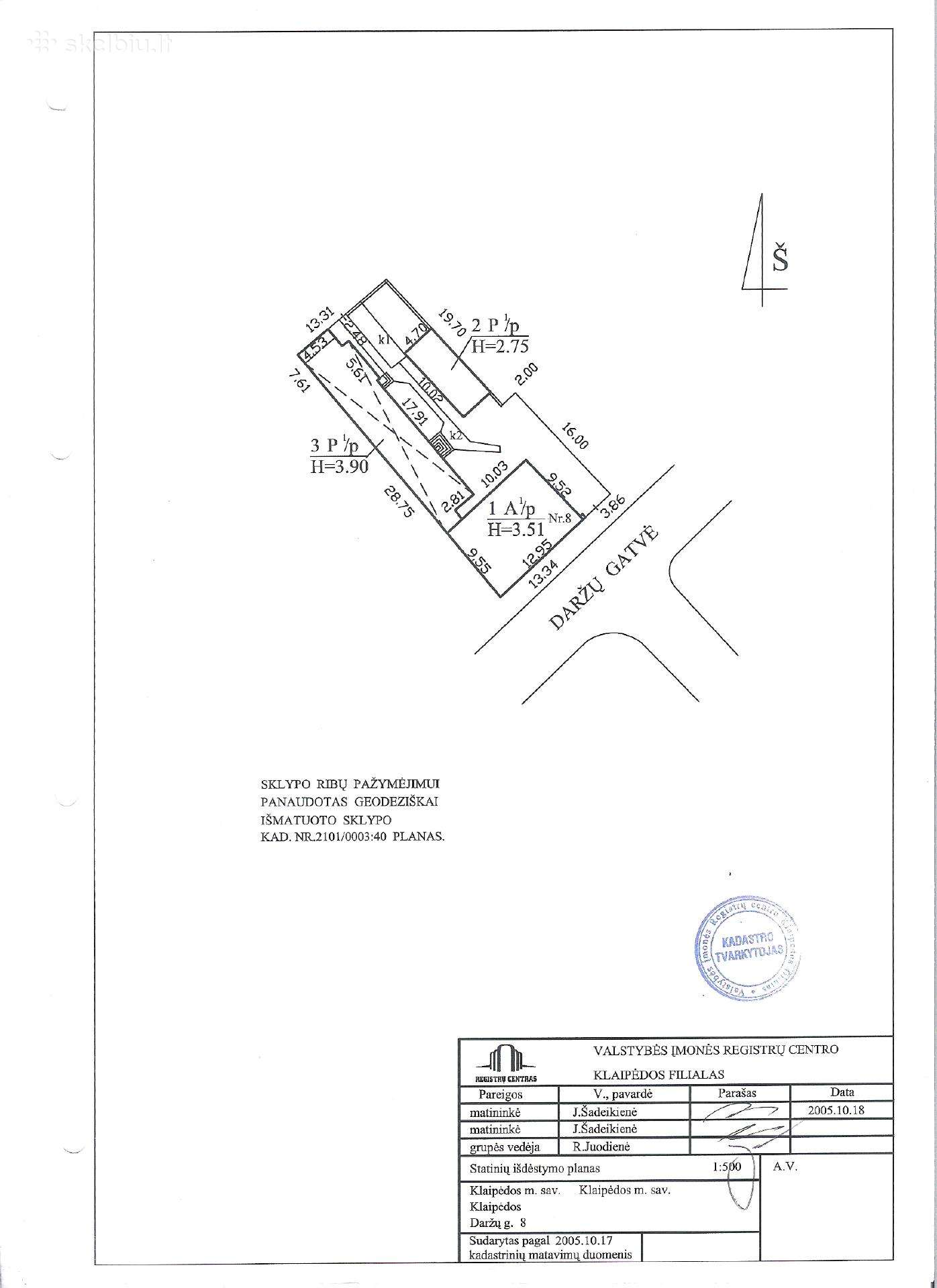 Namas, Klaipėdoje Senamiestyje Daržų g., mūrinis sublokuotas namas ...