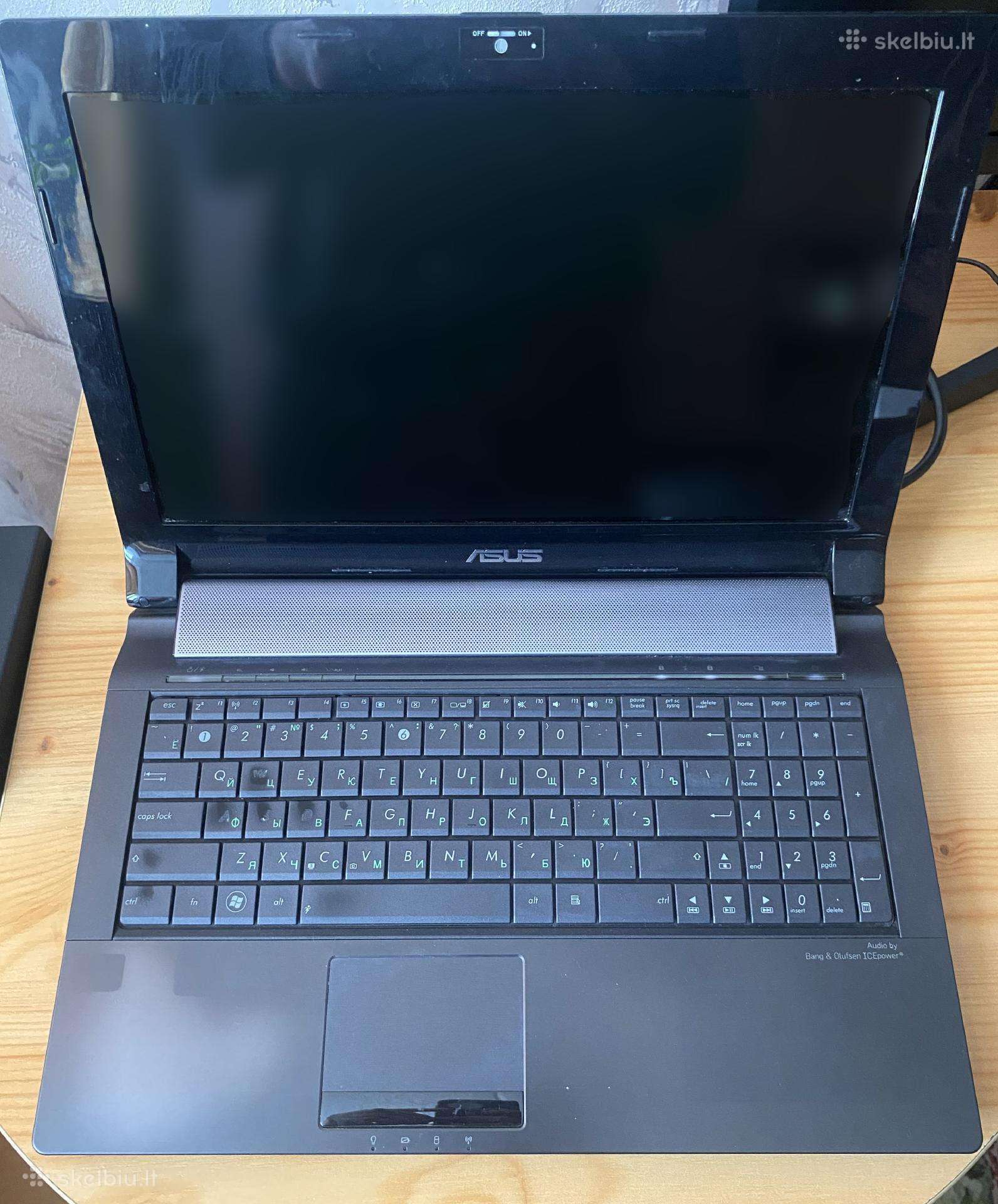 Nešiojamasis kompiuteris Asus N53sv i7 1060 6gb