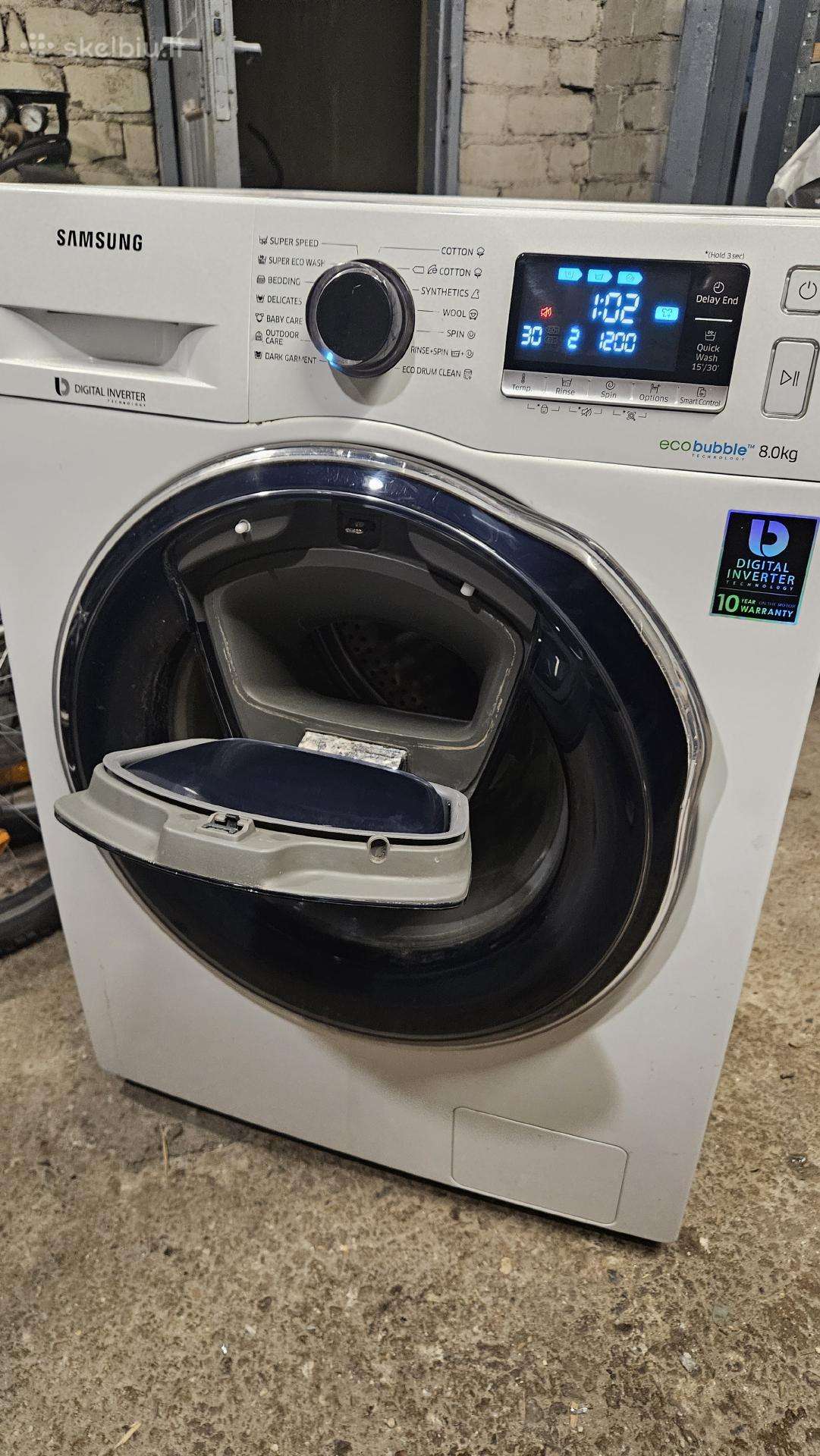 Skalbimo mašina Samsung WiFi Ww80k6414qw/le