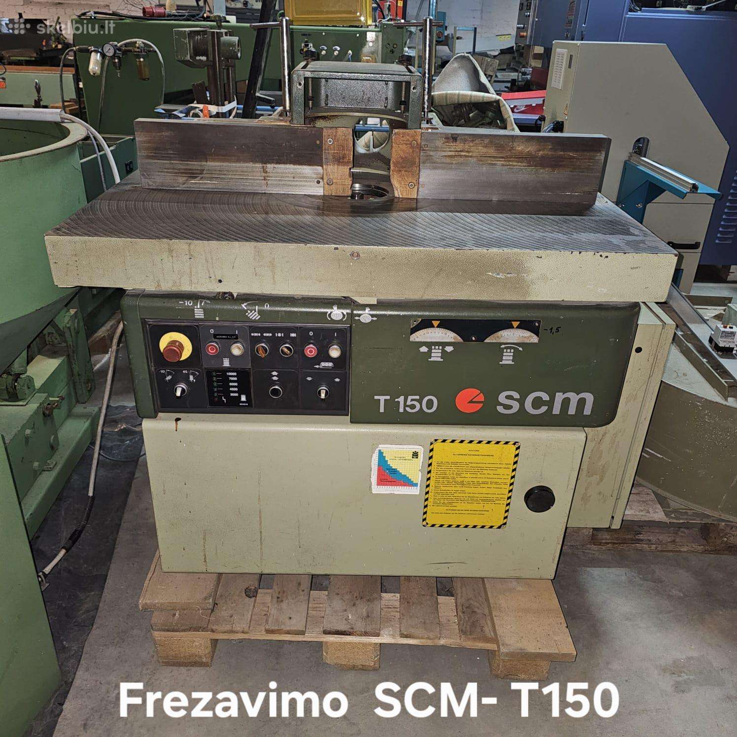 Medžio frezavimo staklės Scm T150