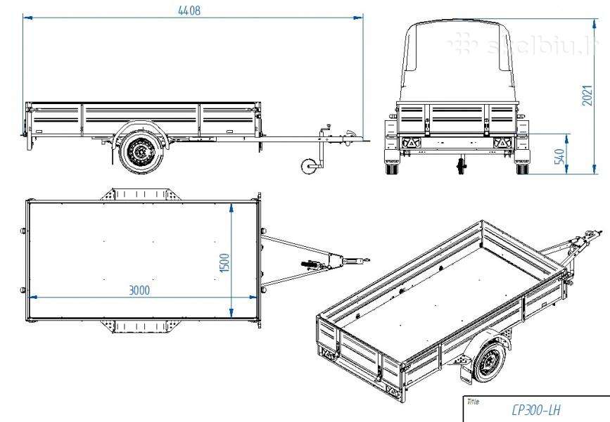 Tiki Treiler, passenger car trailers
