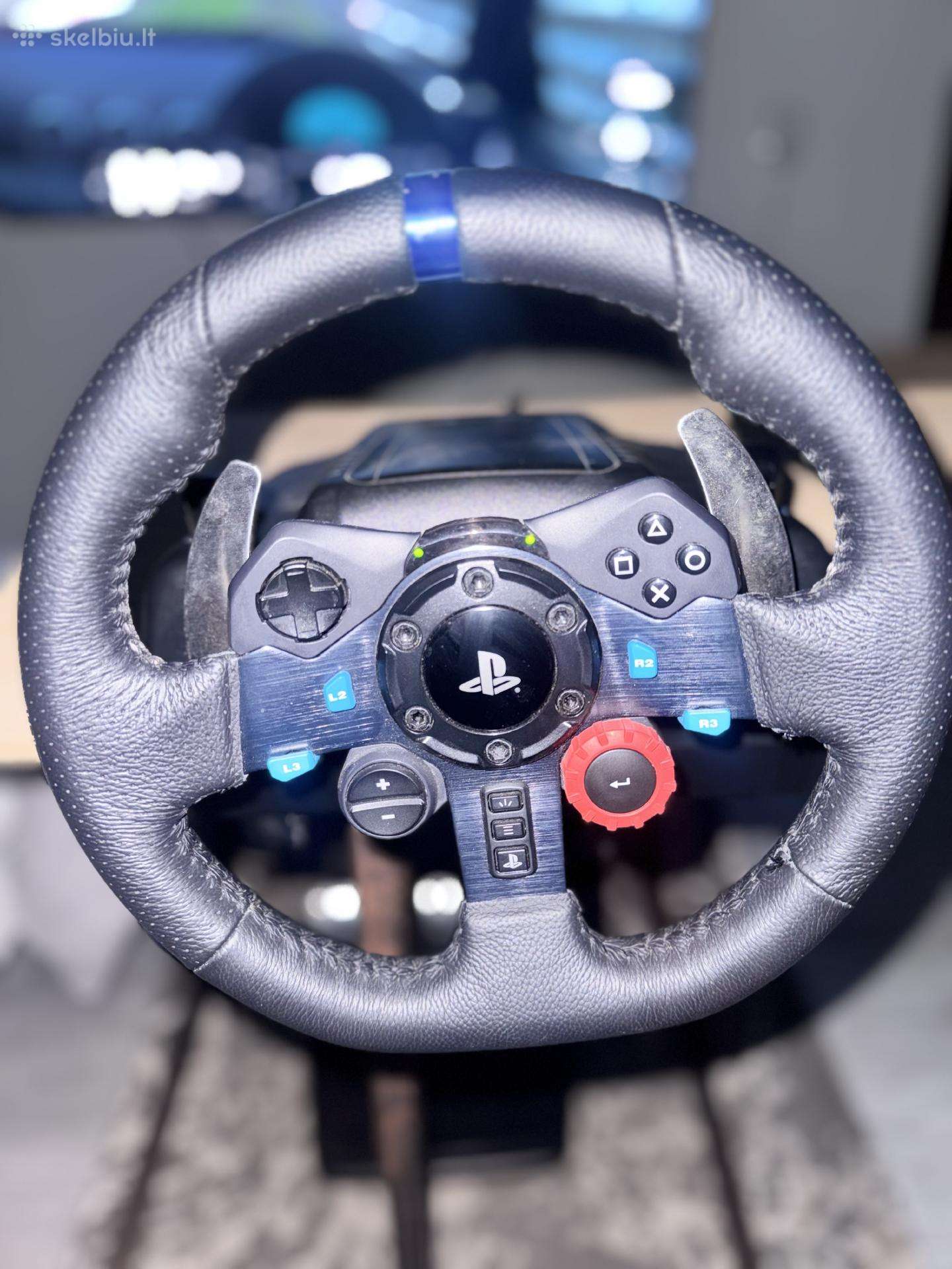 Parduodu Logitech g929 vaira su pedalais ps5