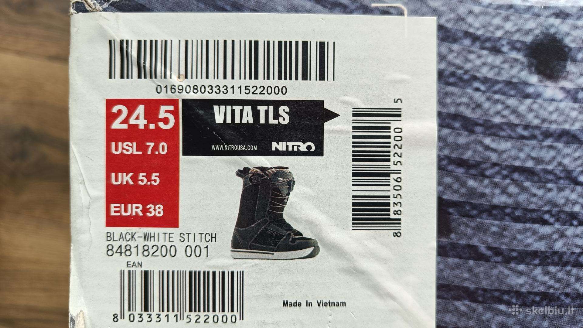 Nauji Nitro snieglenčių batai 24,5