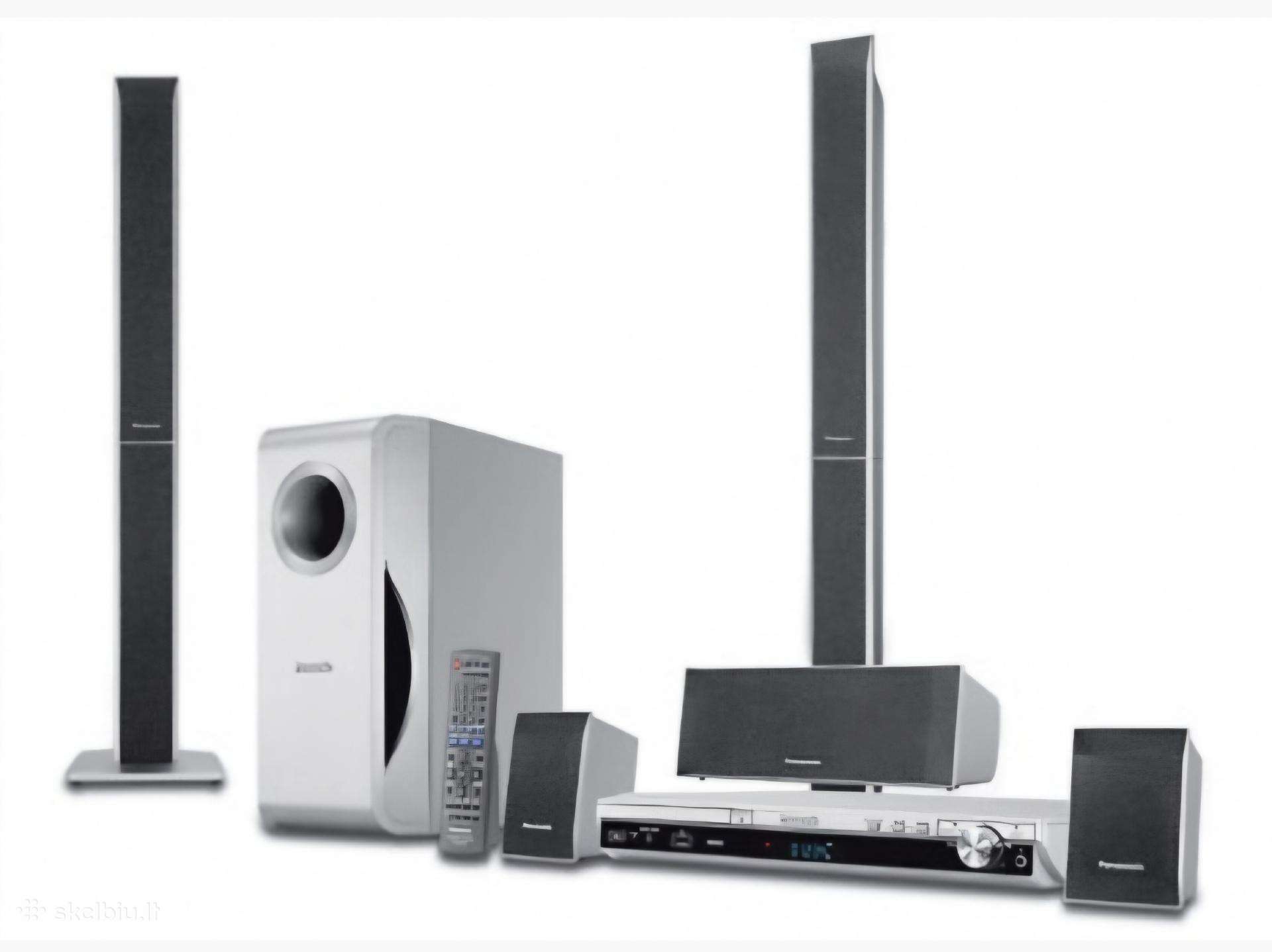 Parduodu namų kino sistemą Panasonic Sc-pt250