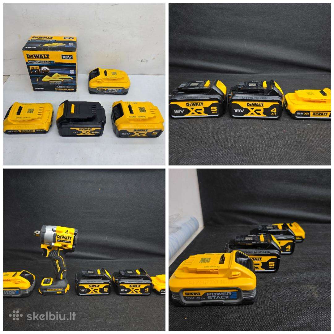 Dewalt18vbaterijos.ikrovikliai5ah4ah5ahp