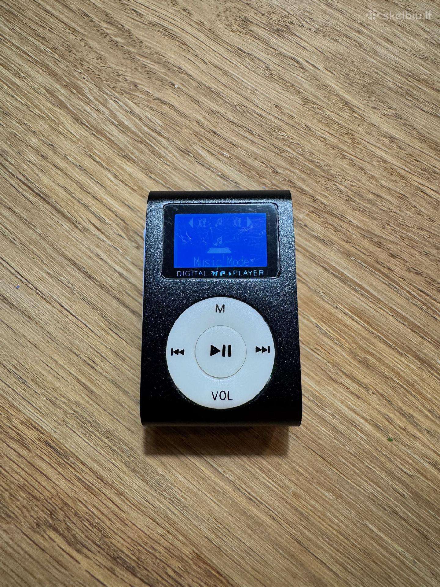 Mini Clip Metalinis Mp3 Grotuvas