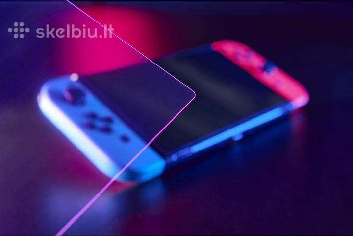 Nintendo switch oled apsauginis stiklas