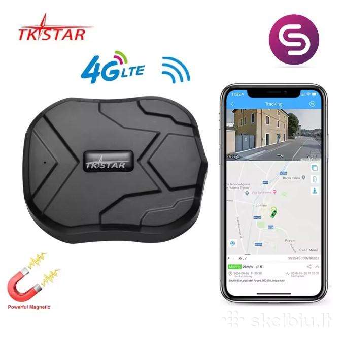 GPS seklys Tkstar tk905 4G veikimas iki 90 parų