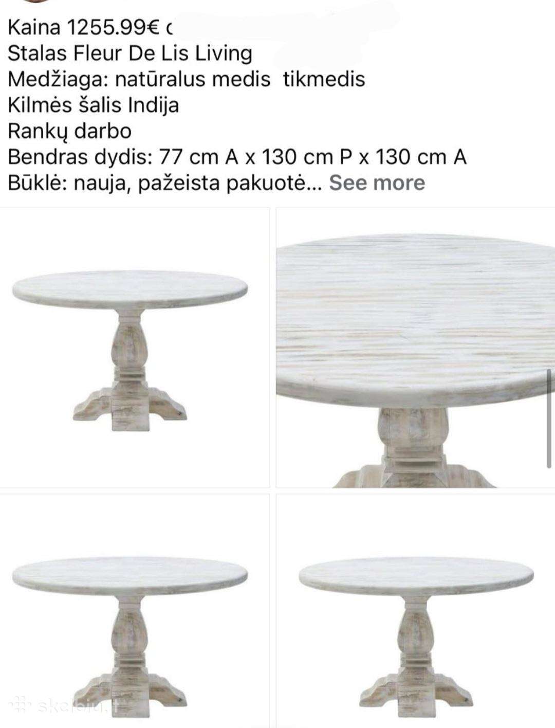 Valgomojo stalas