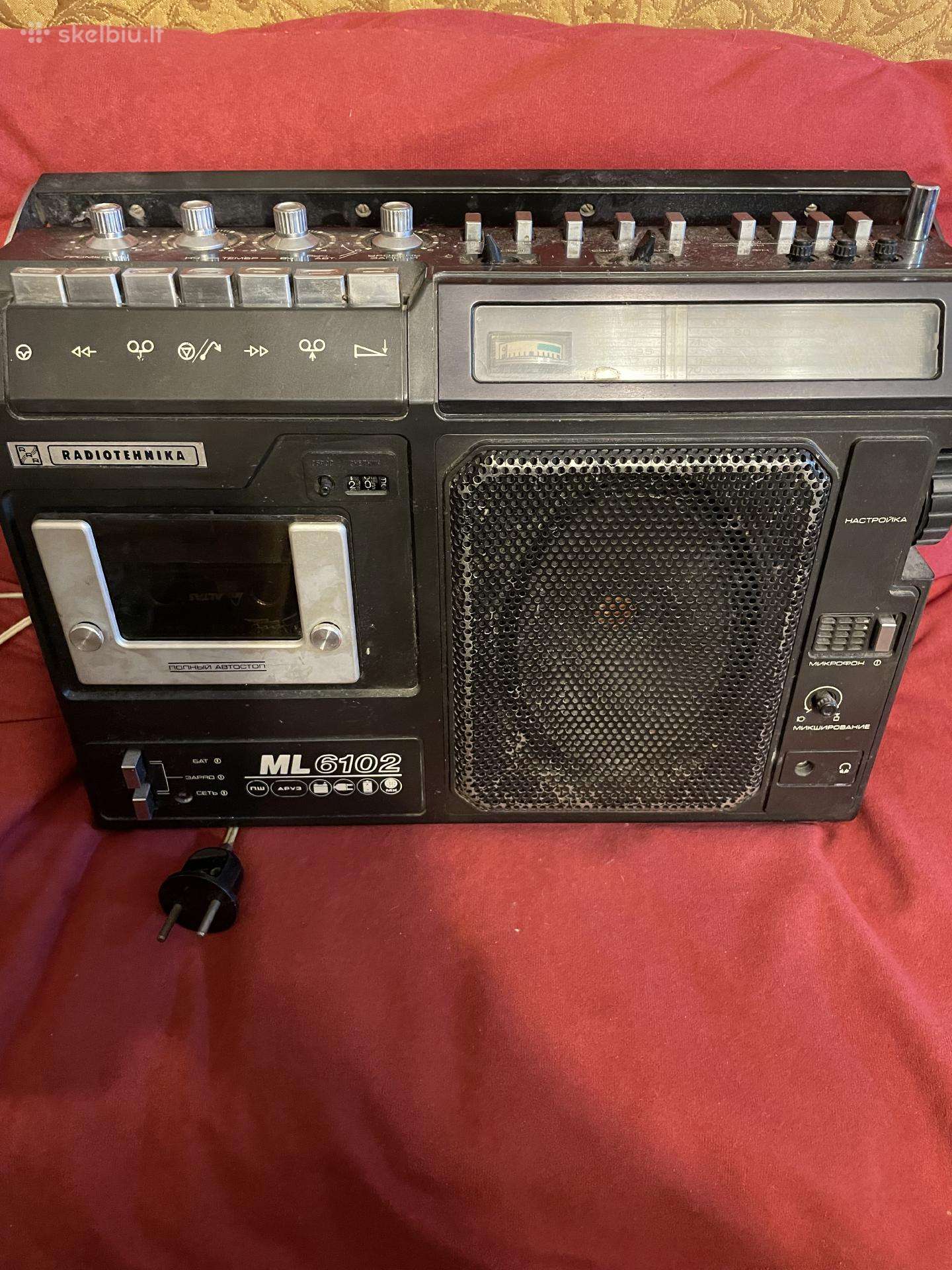 Radio imtuvas su magnetola