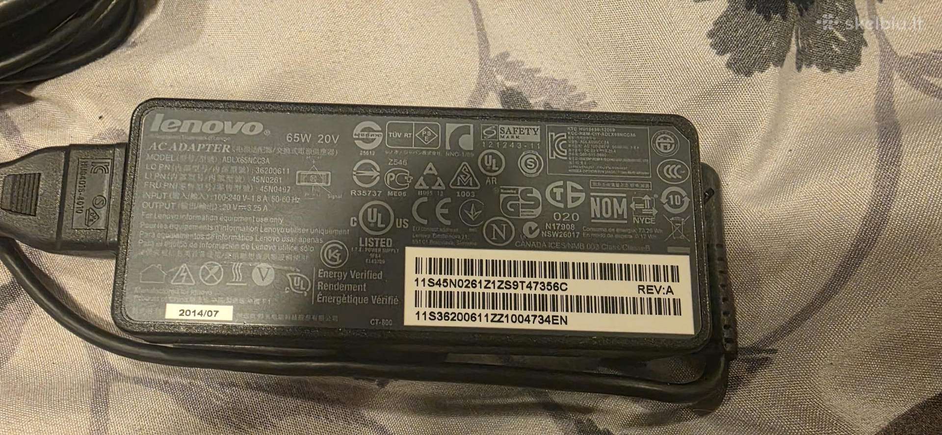 Lenovo pakrovėjas