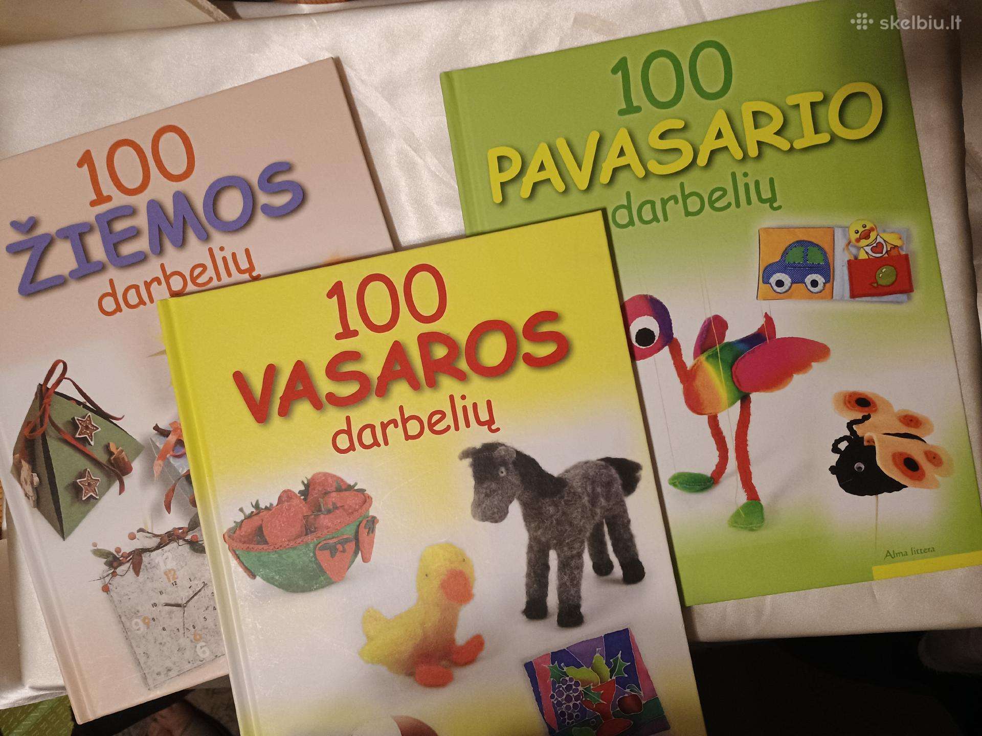 Knygos vaikų 100 Žiemos Pavasario Vasaros darbelių
