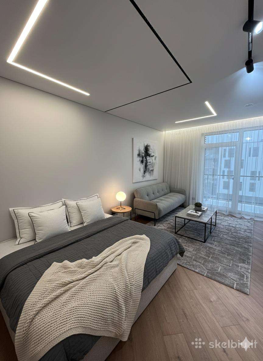 Naujas, stilingas 30 m² butas Pilaitėje, „vyšnių“