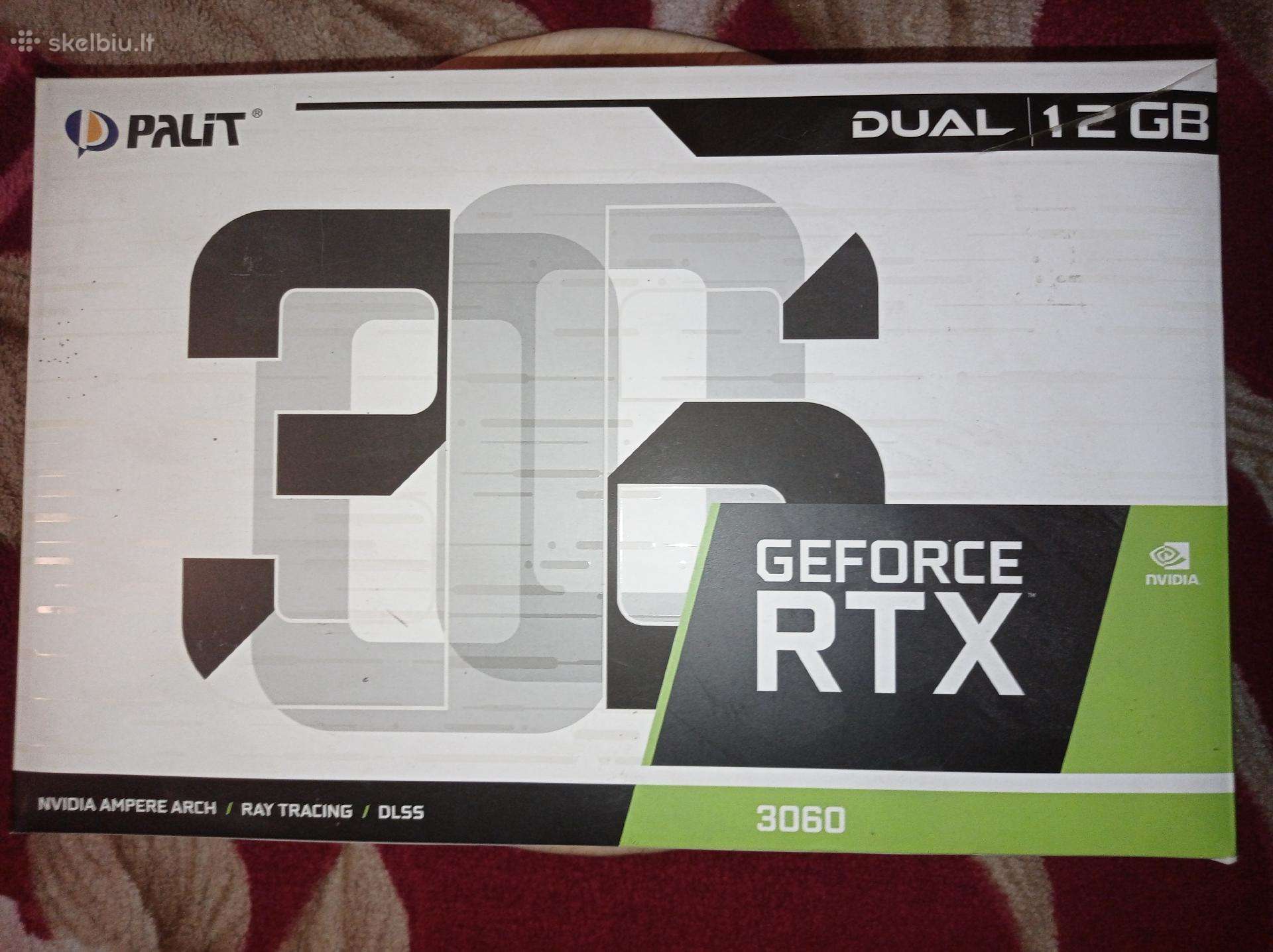 Parduodu Palit Geforce Rtx 3060 12 GB