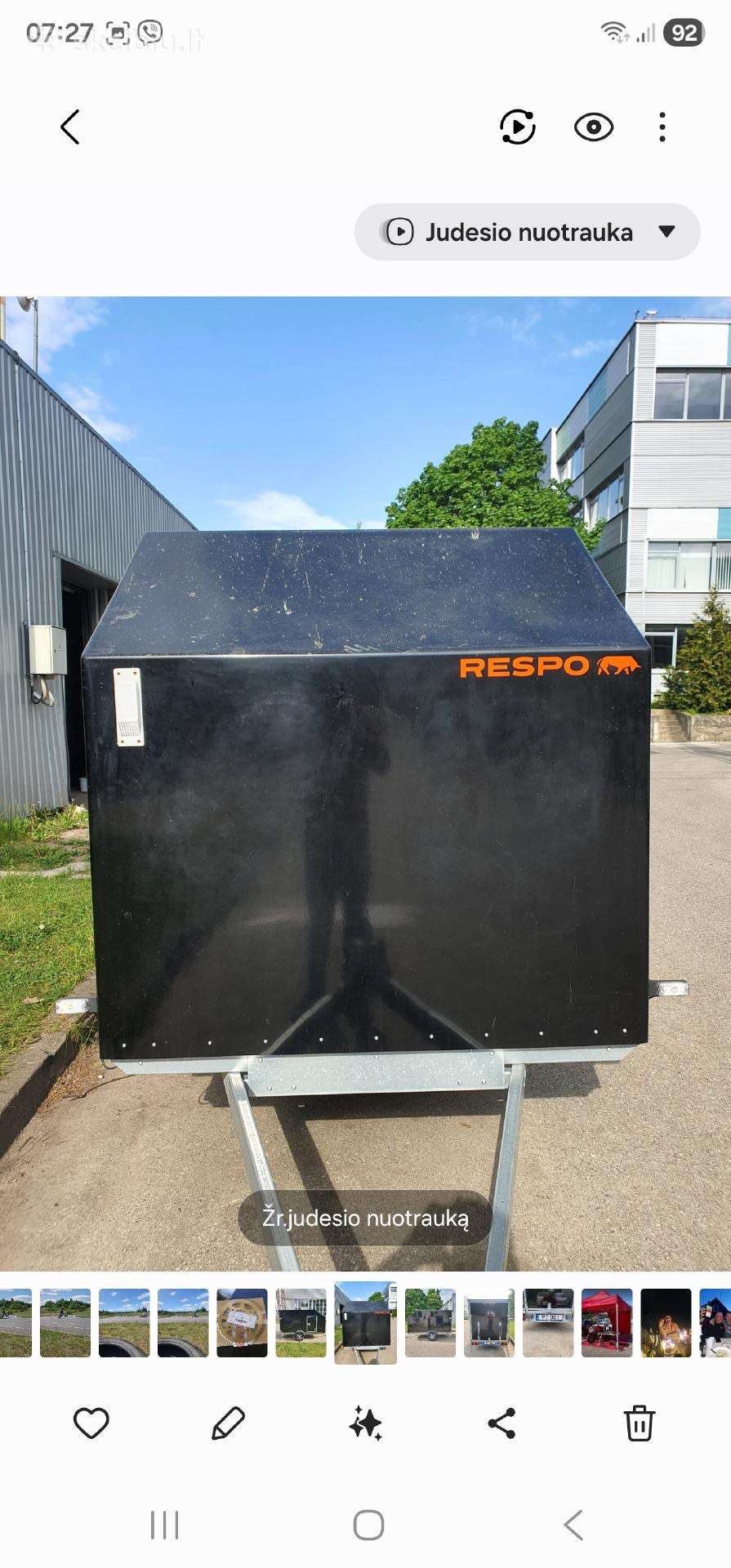 Respo, passenger car trailers