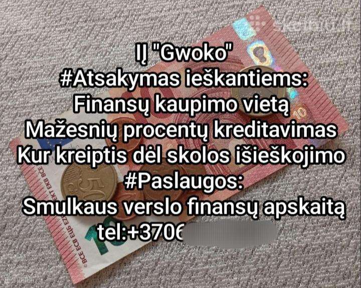 Finansų patarėjo paslaugos ir ne tik