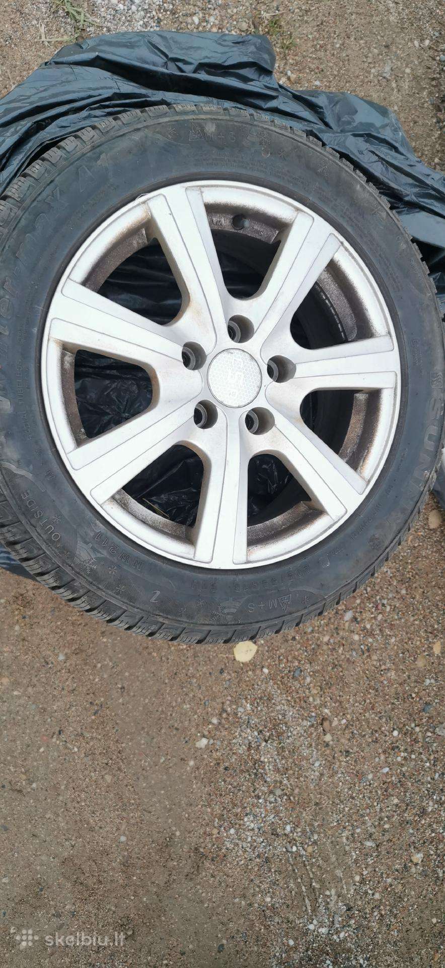 Lieti ratai R16 114.3 su Ms padangom