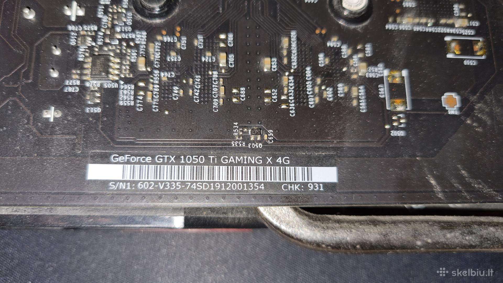 Geforse Gtx 1050 Ti 4gb Red Dragon