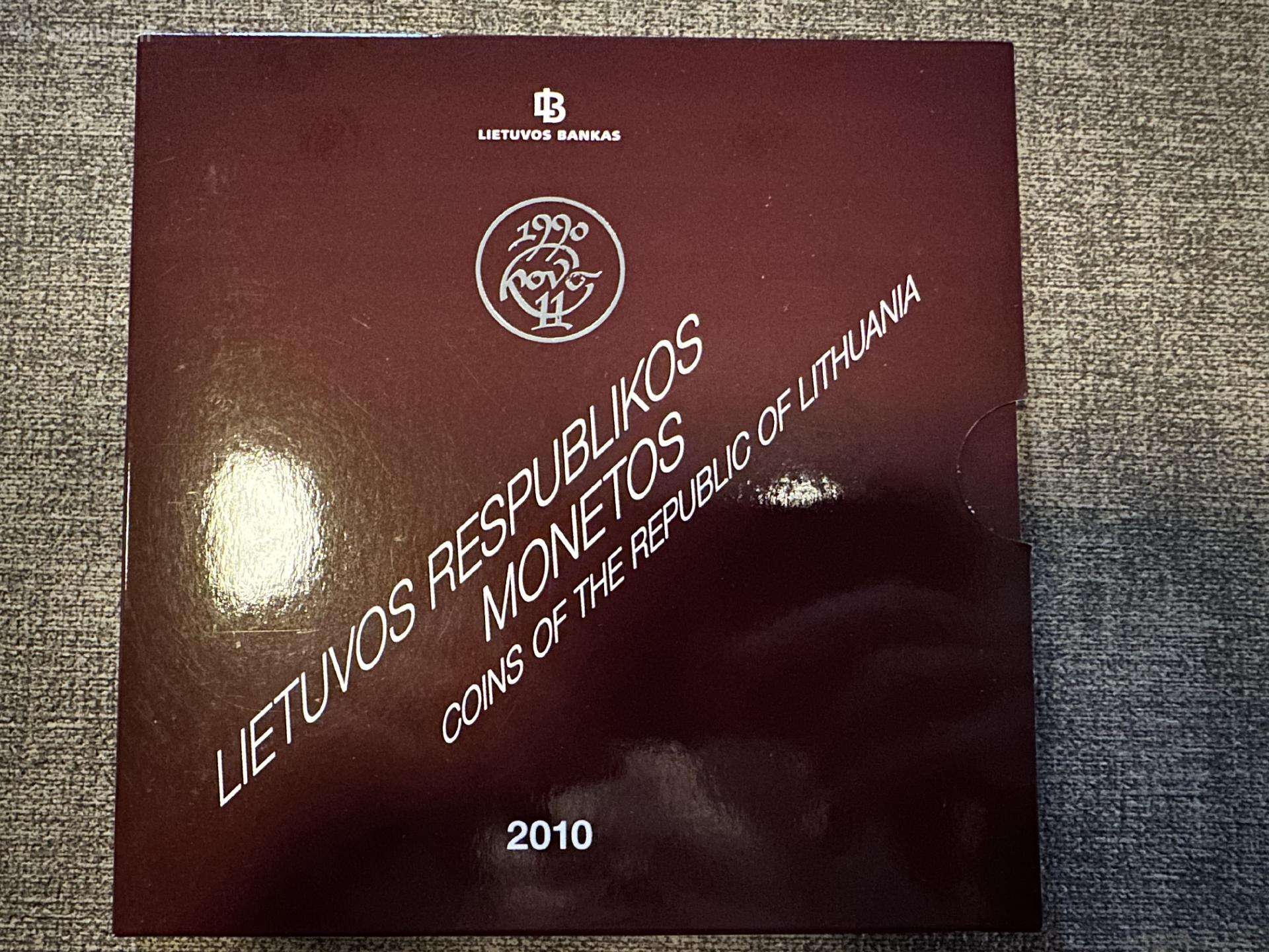 2010 m. numizmatinis apyvartinių monetų rinkinys