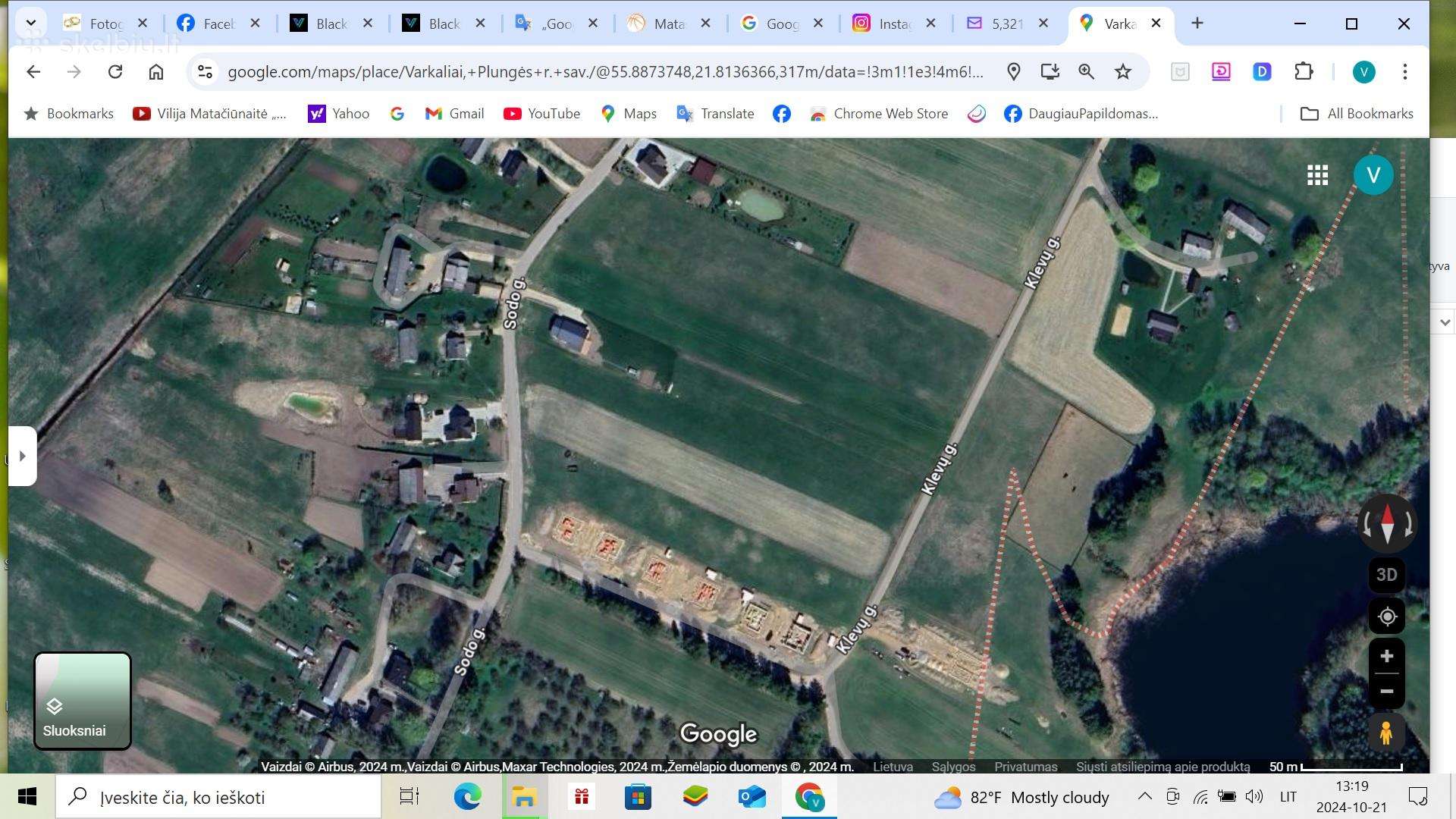 Sklypas Varkaliuose(plungė) su visomis komunikac.