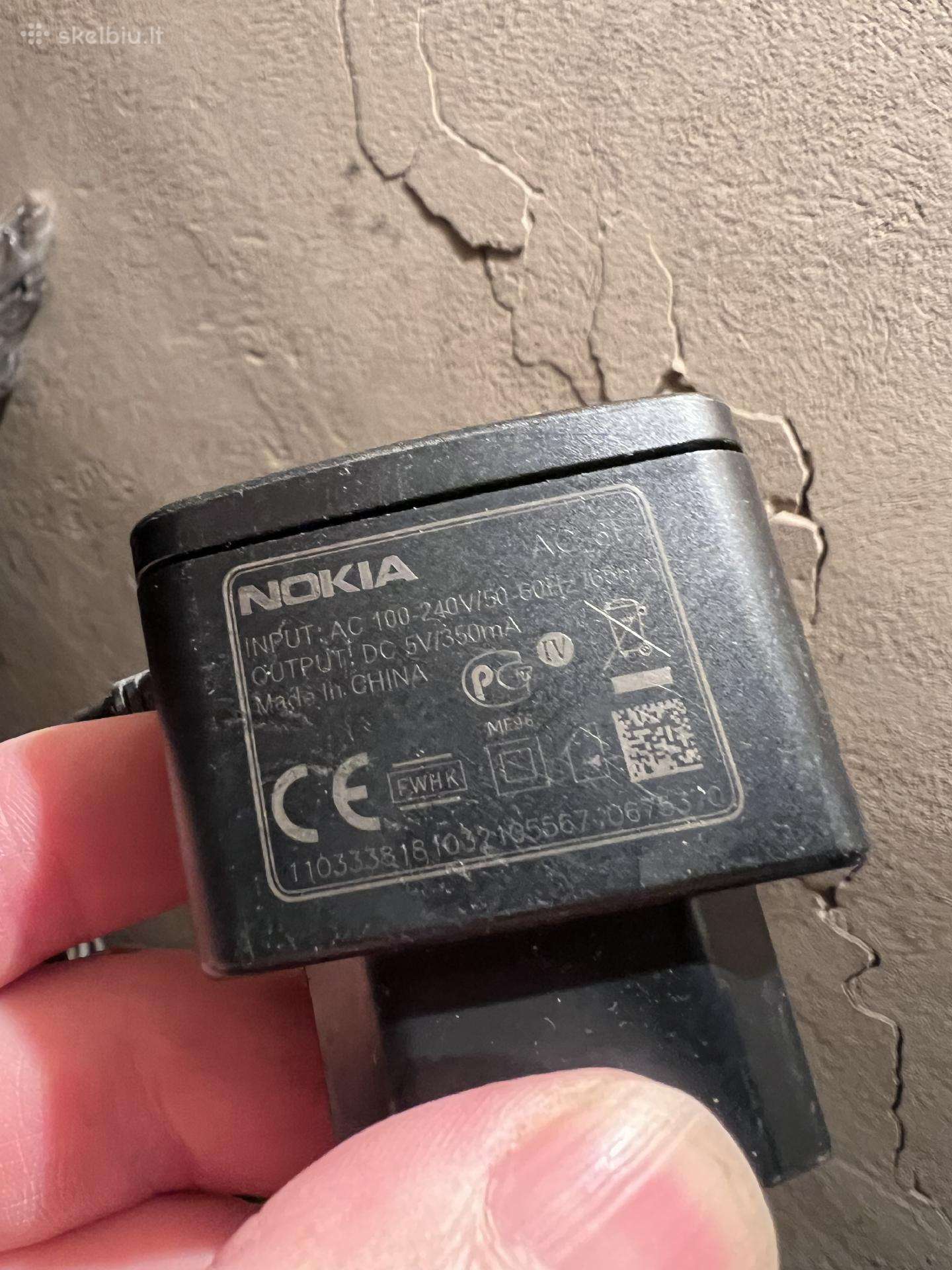Nokia originalūs įkrovikliai pakrovėjai