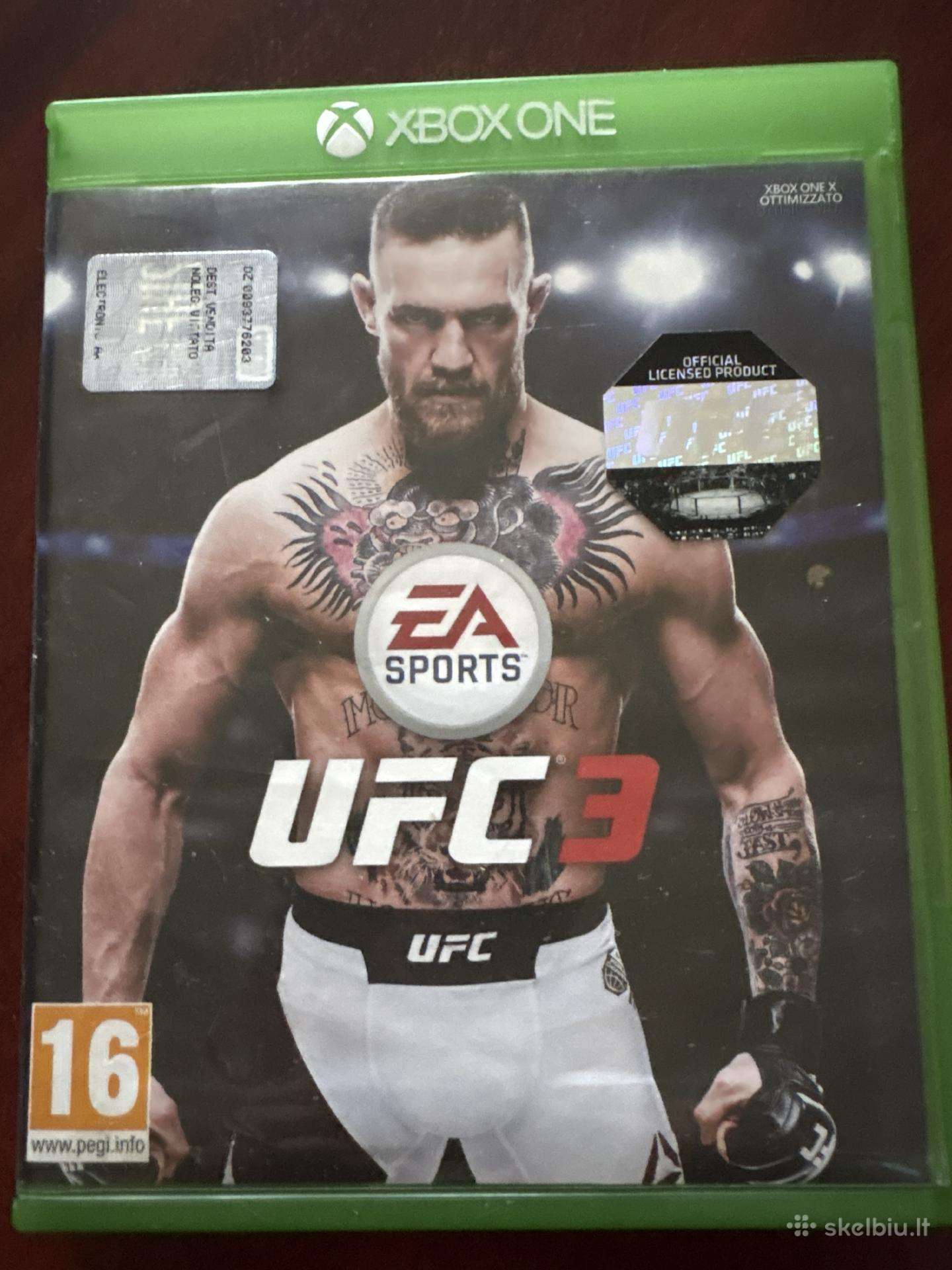 Parduodu ufc 3 Xbox one žaidimo diską