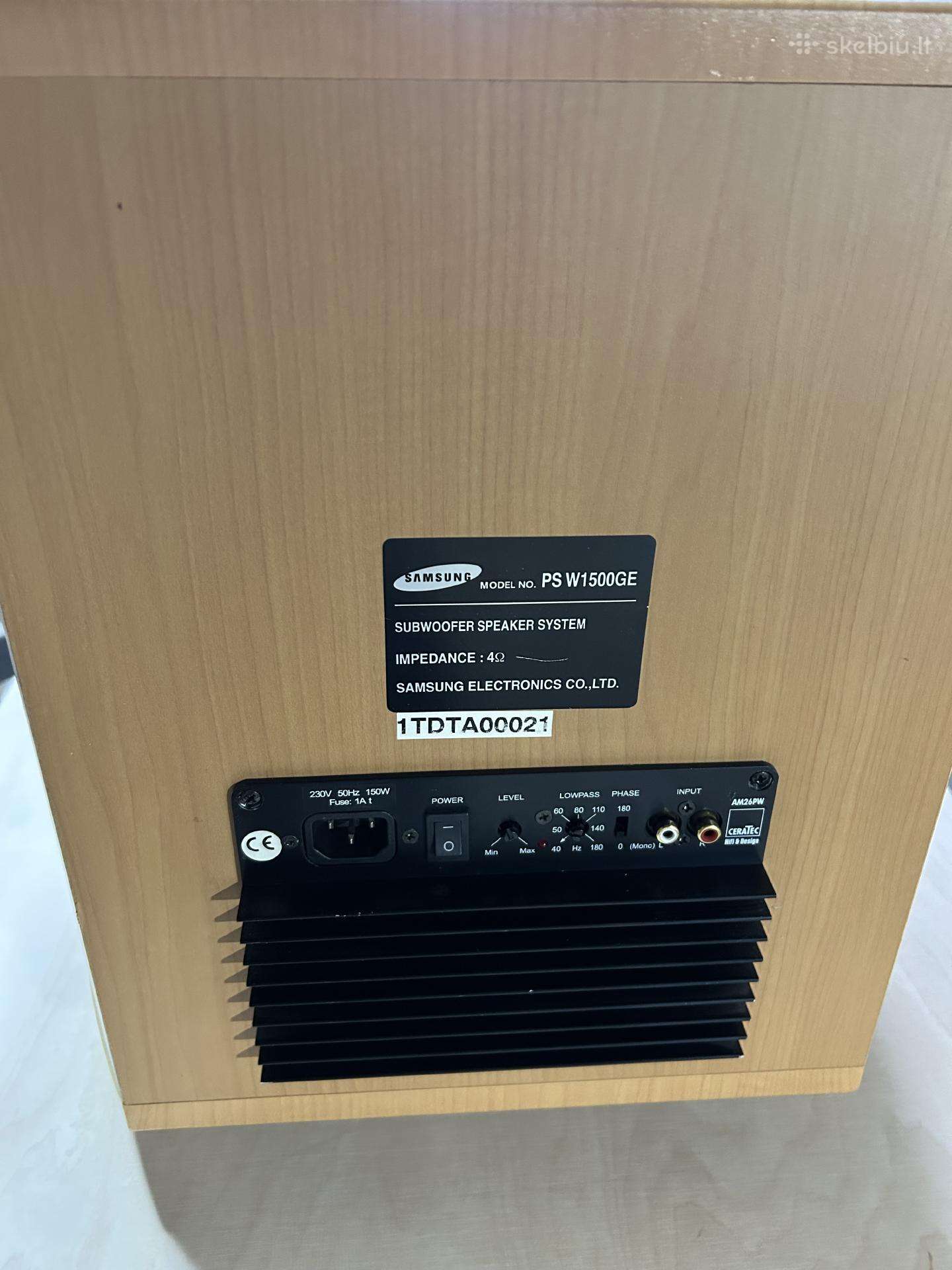 Aktyvus Subwoofer namų kinui