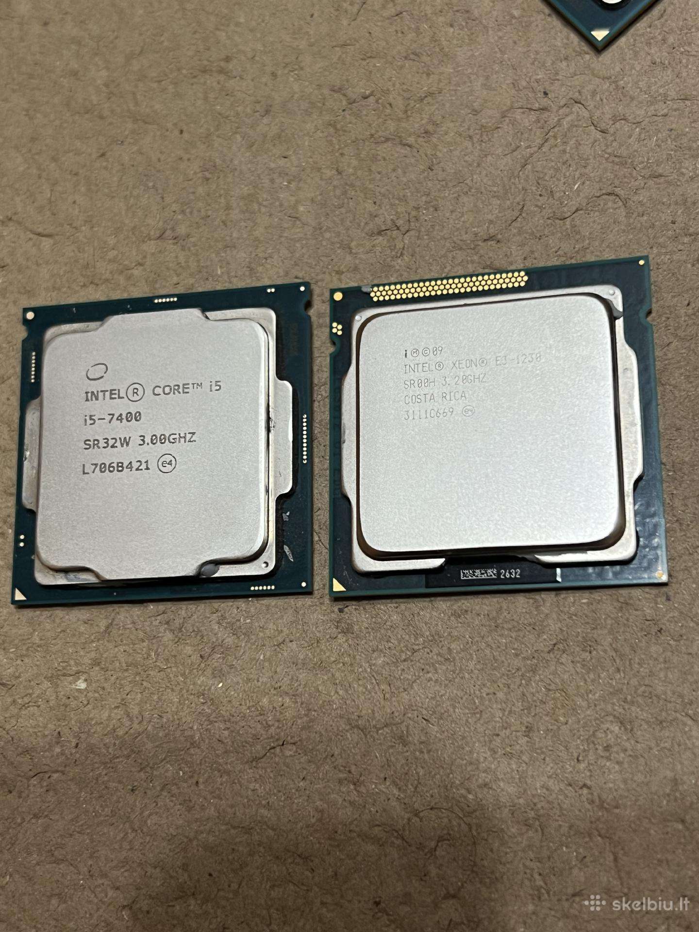 I5-7400, E3-1230, i5-4460, i3-4130 cpu