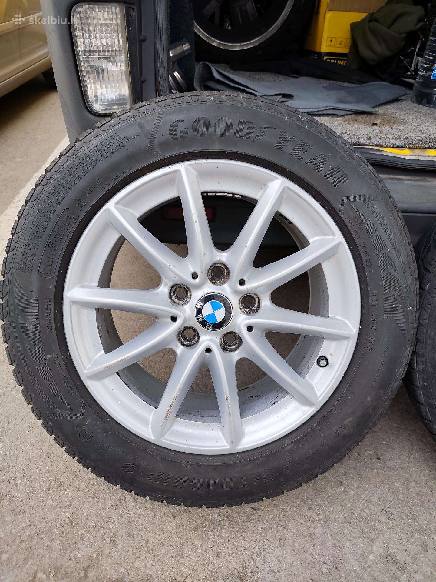 Bmw x3 ratai su Goodyear ziem padangom r16 5x112