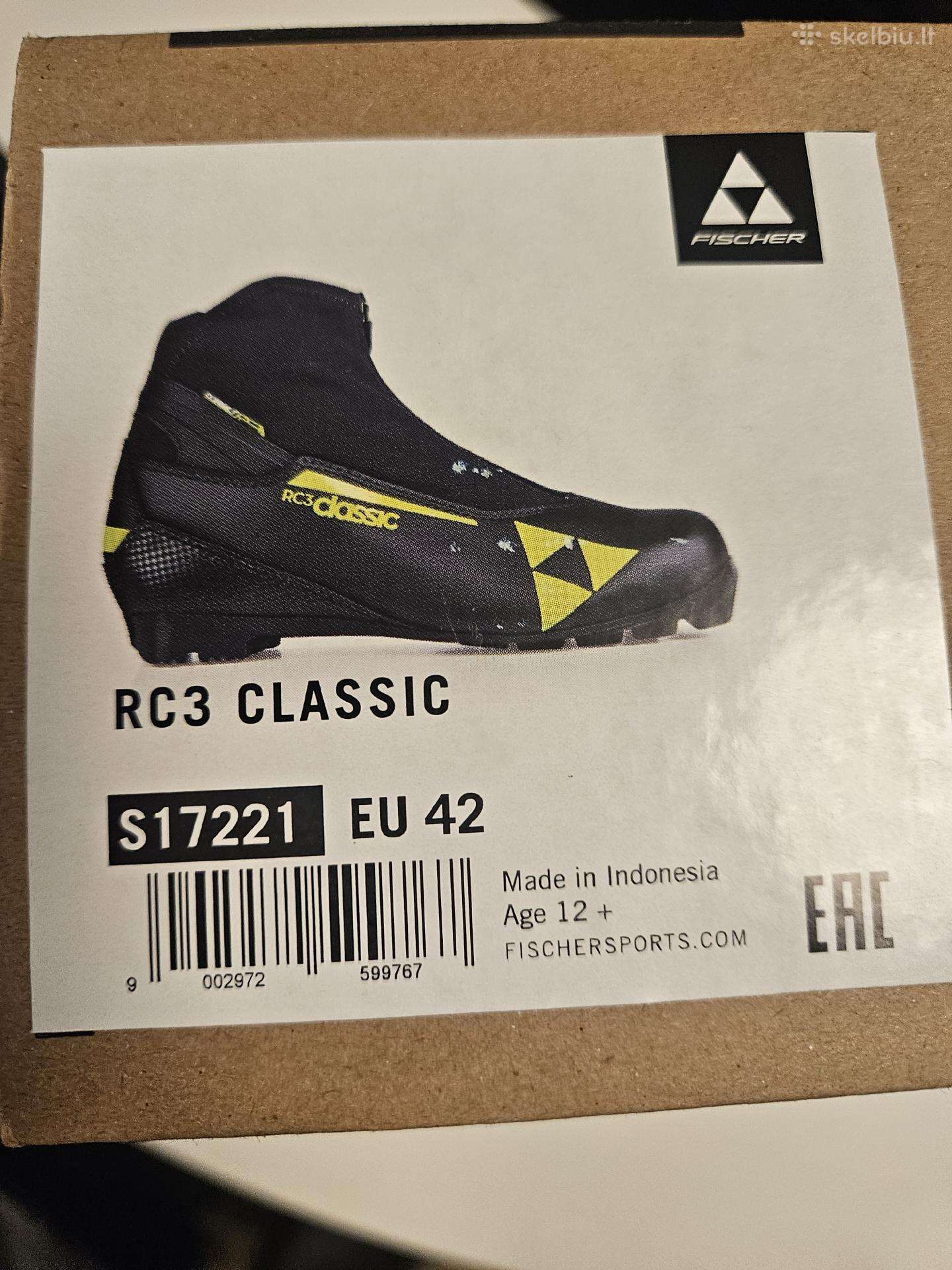 Nauji Fischer RC 3 Cldassic slidinėjimo batai